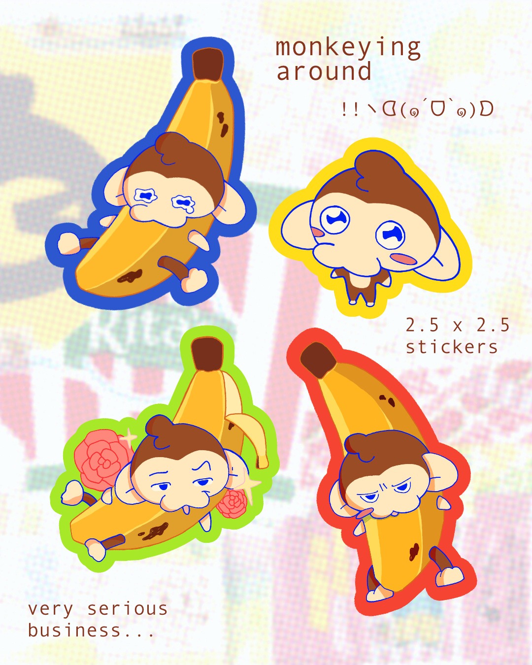 MONKEY STICKERS