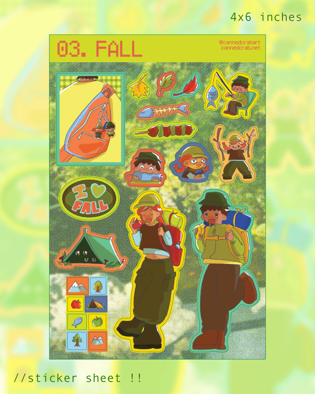 SEASONS STICKER SHEET (FALL)
