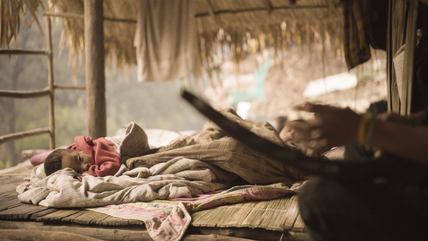 One morning in the village Mae-Tuen, Chiangmai