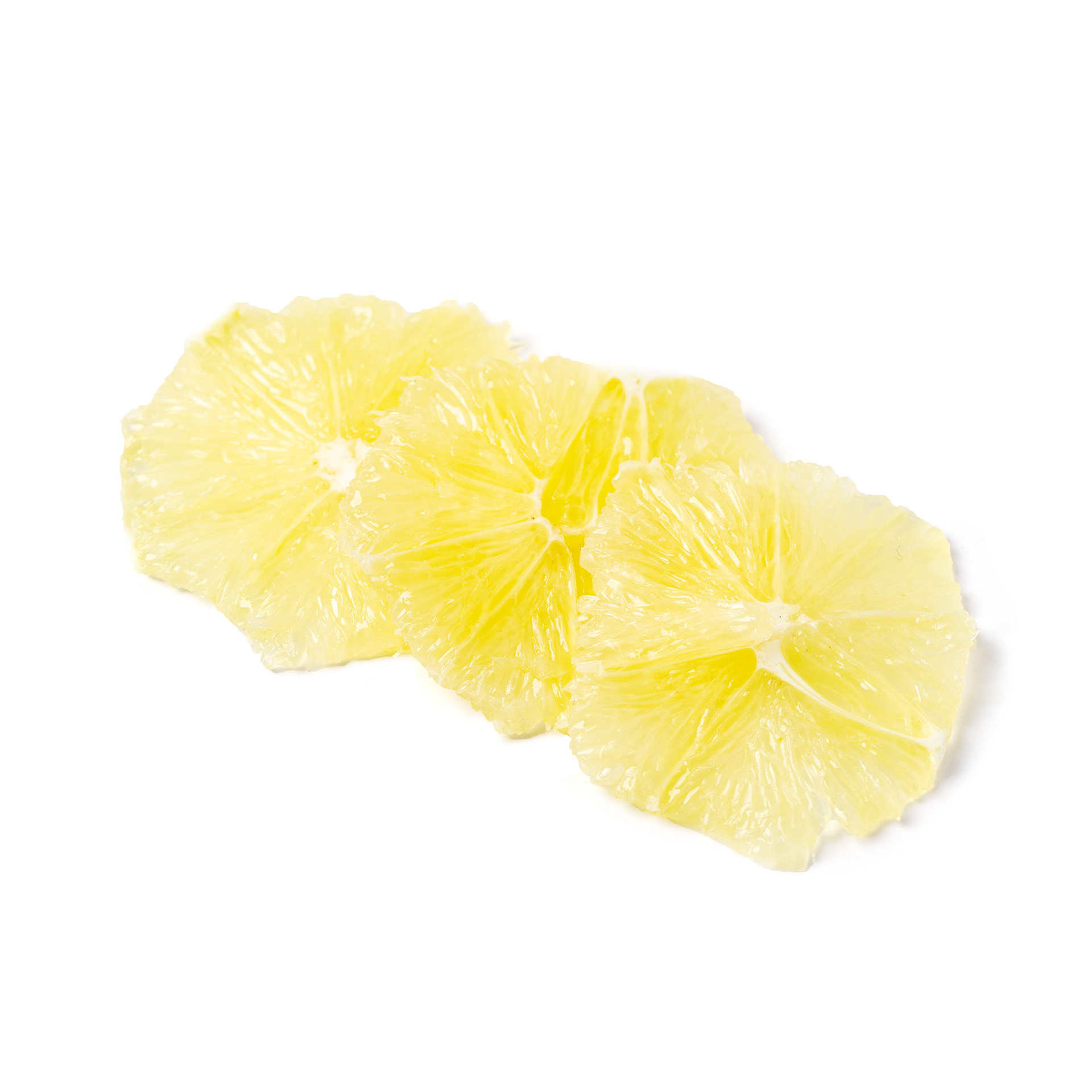 Chopped lemon slices for for baby food project, Uliana Kopanytsia
