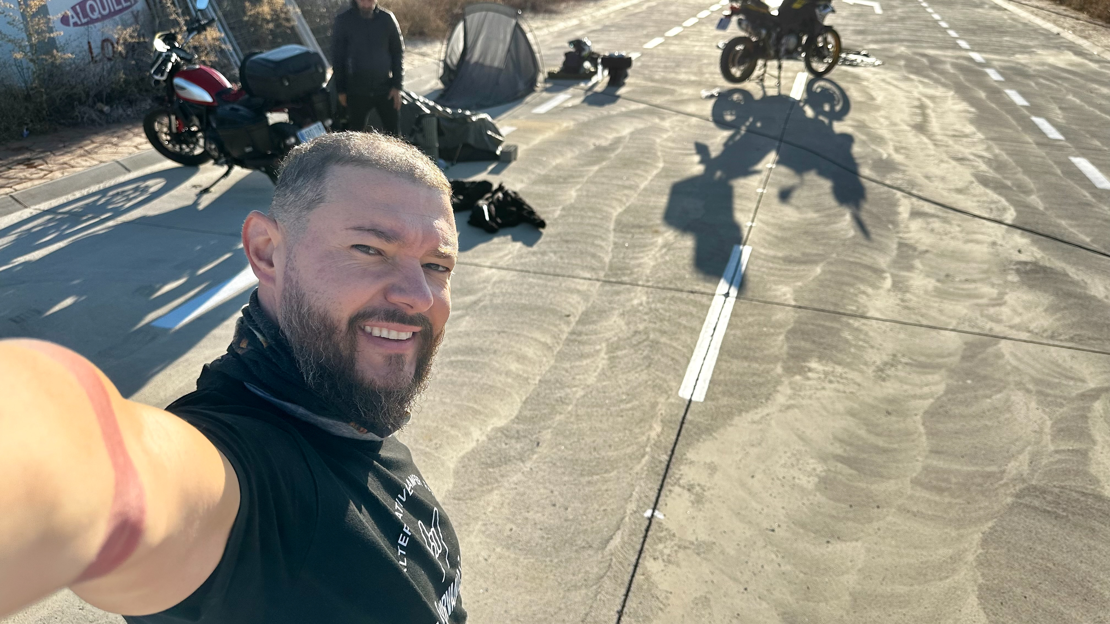 Ciudad Rodrigo, Salamanca. Difícil encontrar sitio para acampar.