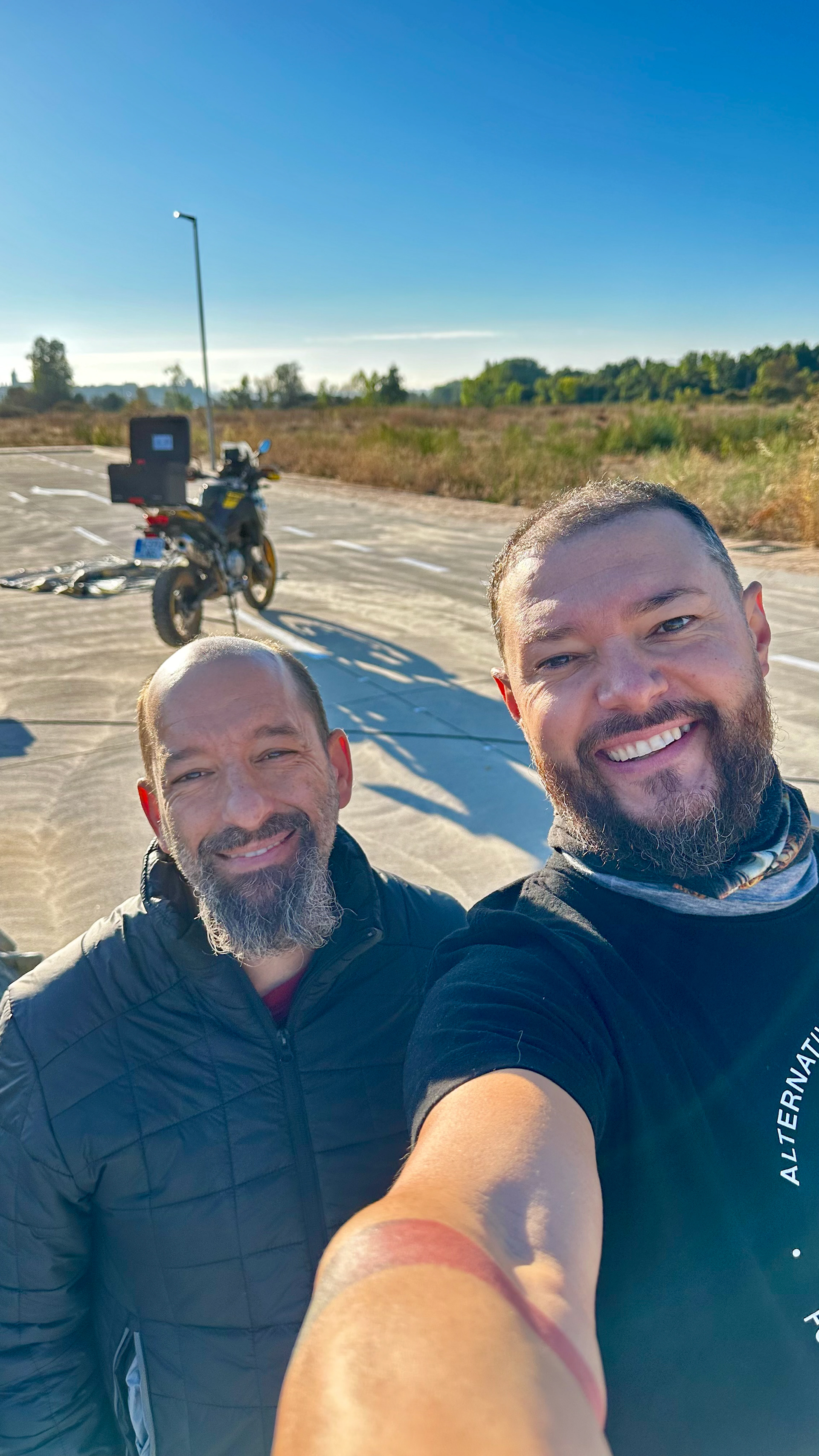 Ciudad Rodrigo, Salamanca. Difícil encontrar sitio para acampar.