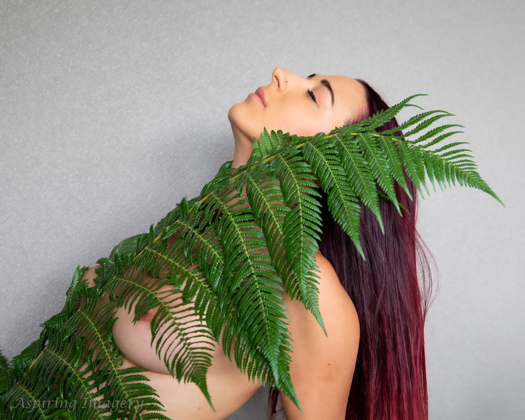 Nude with Silver Fern