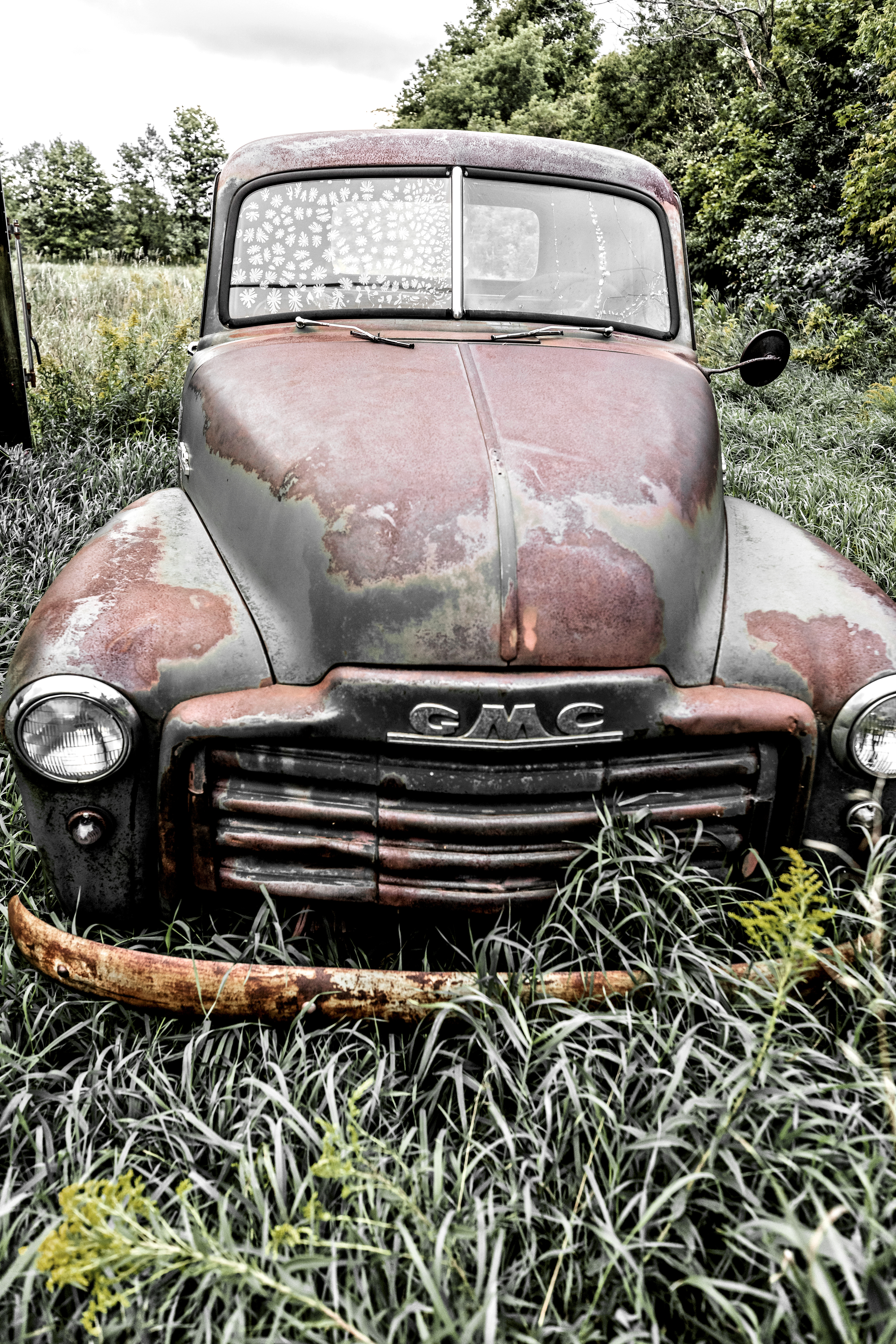 GMC in Farmer's Field