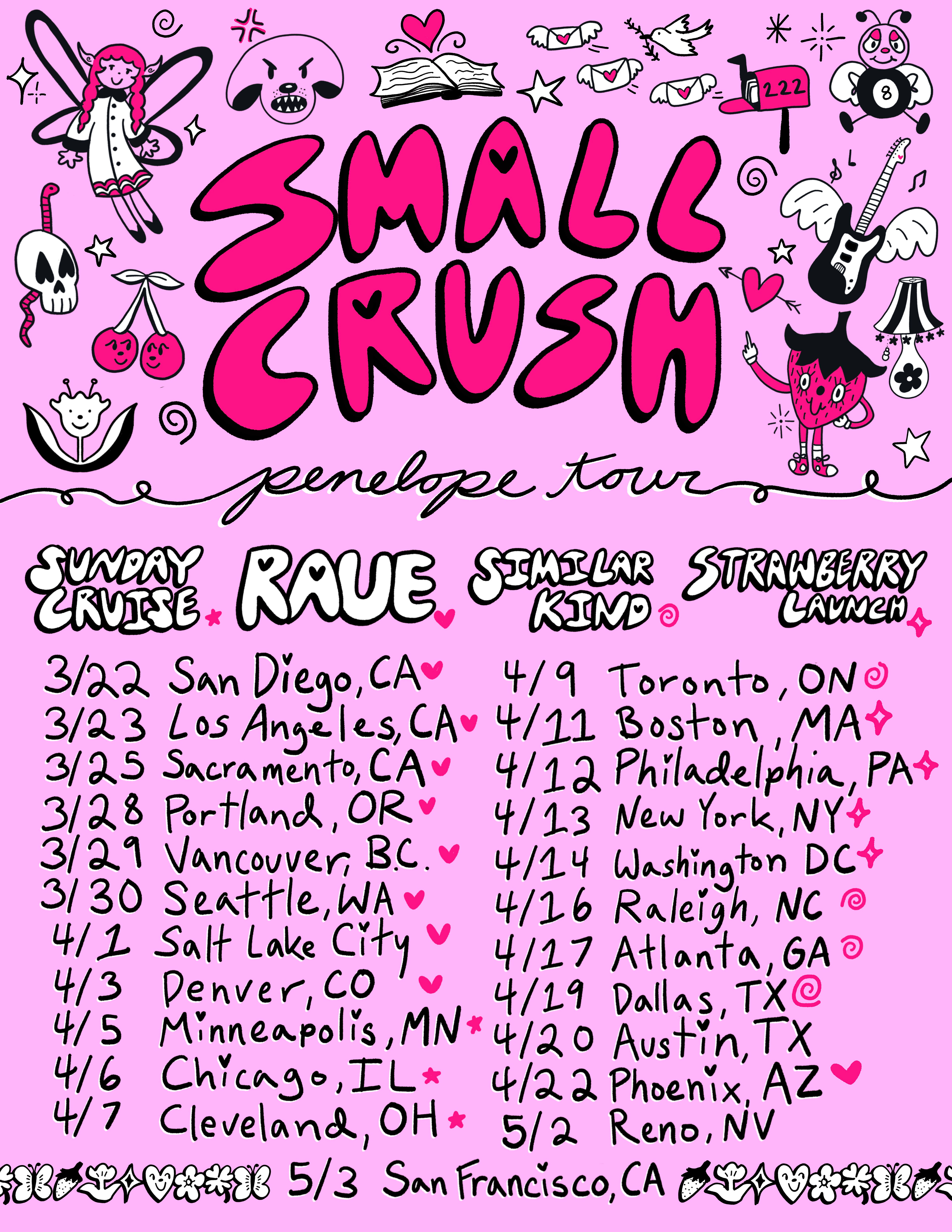 Tour / Merch Manager - Small Crush