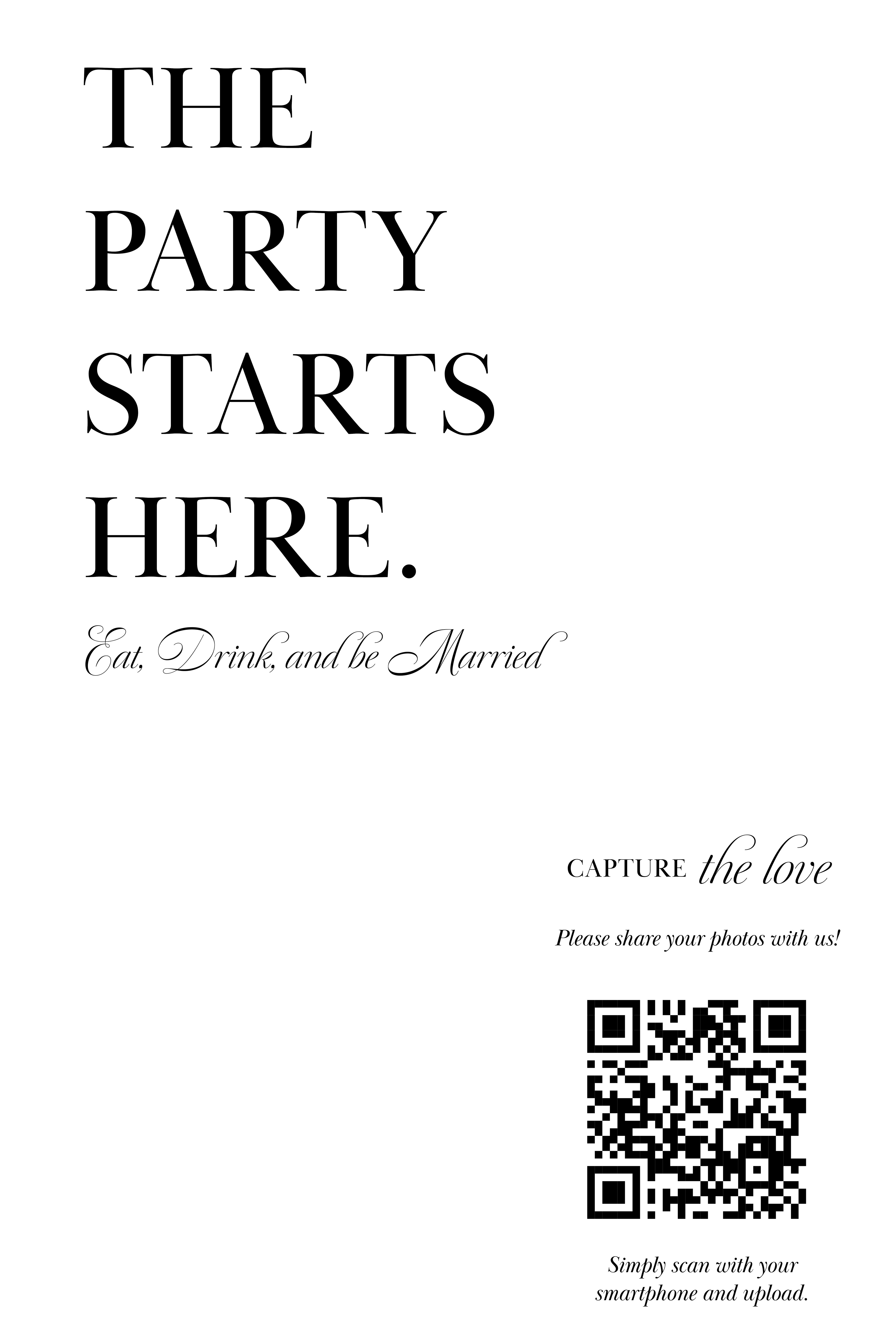 Reception sign for Ann Marie and Dan's wedding. Programs used: Adobe Indesign. 2024