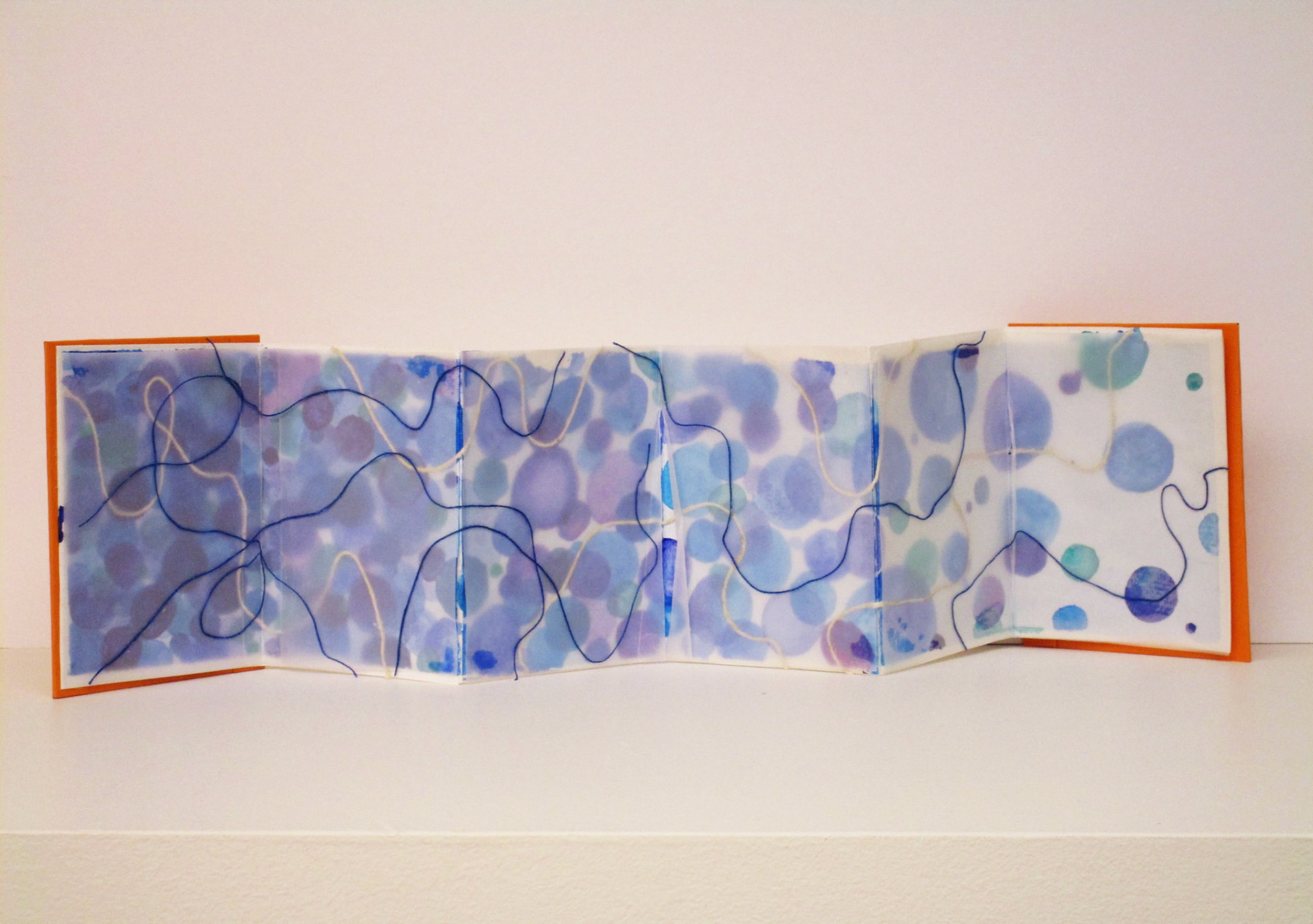 "Citrus" Accordion Book