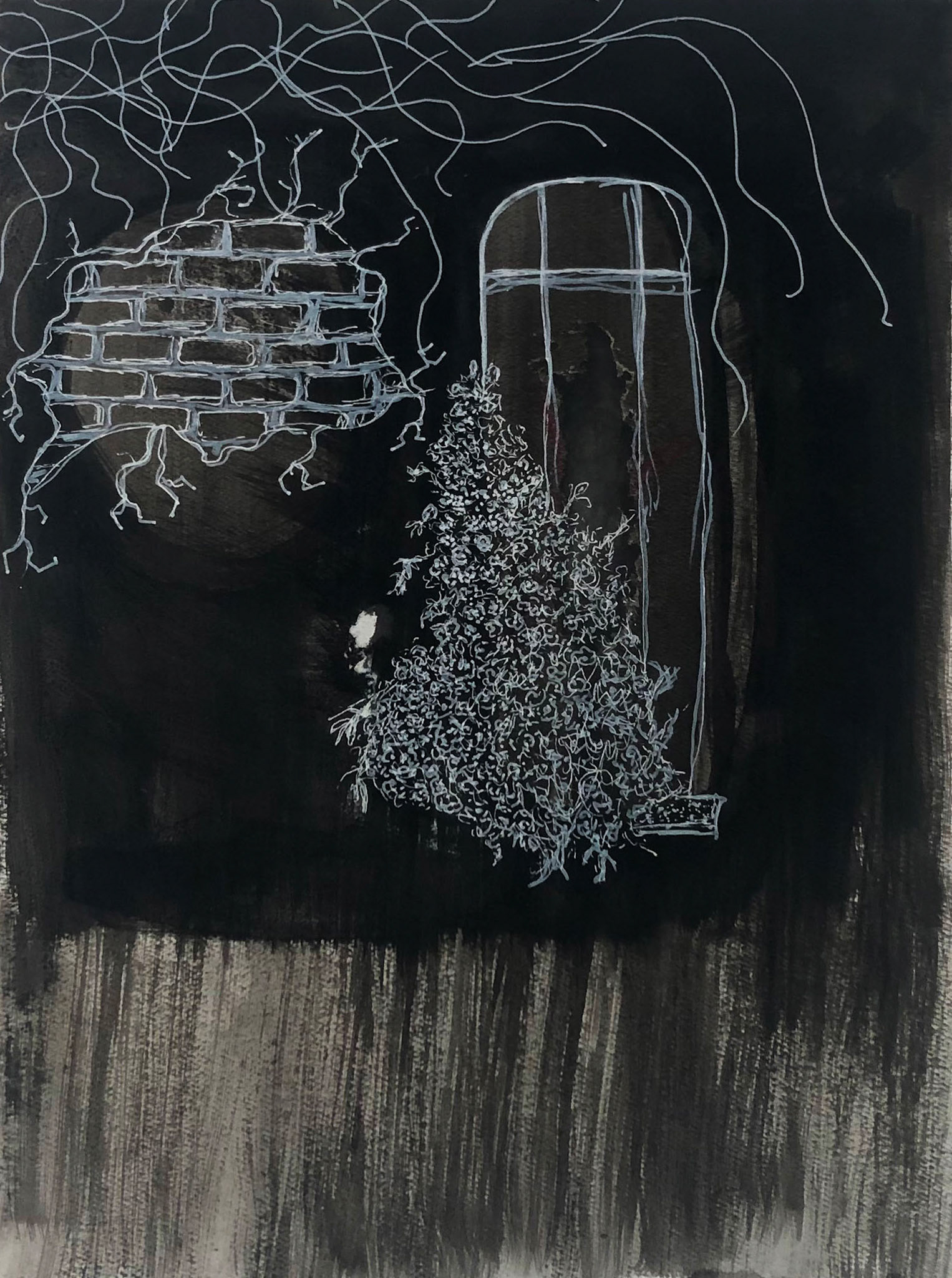 "Nature Window" Acrylic Painting