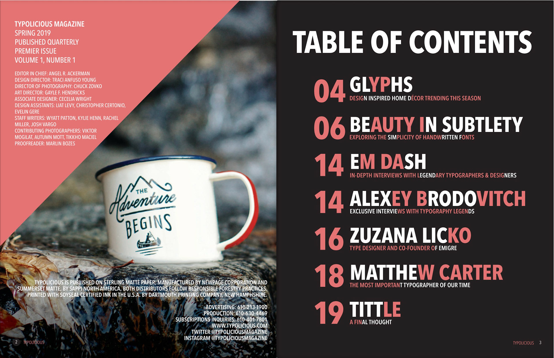 Table of Contents