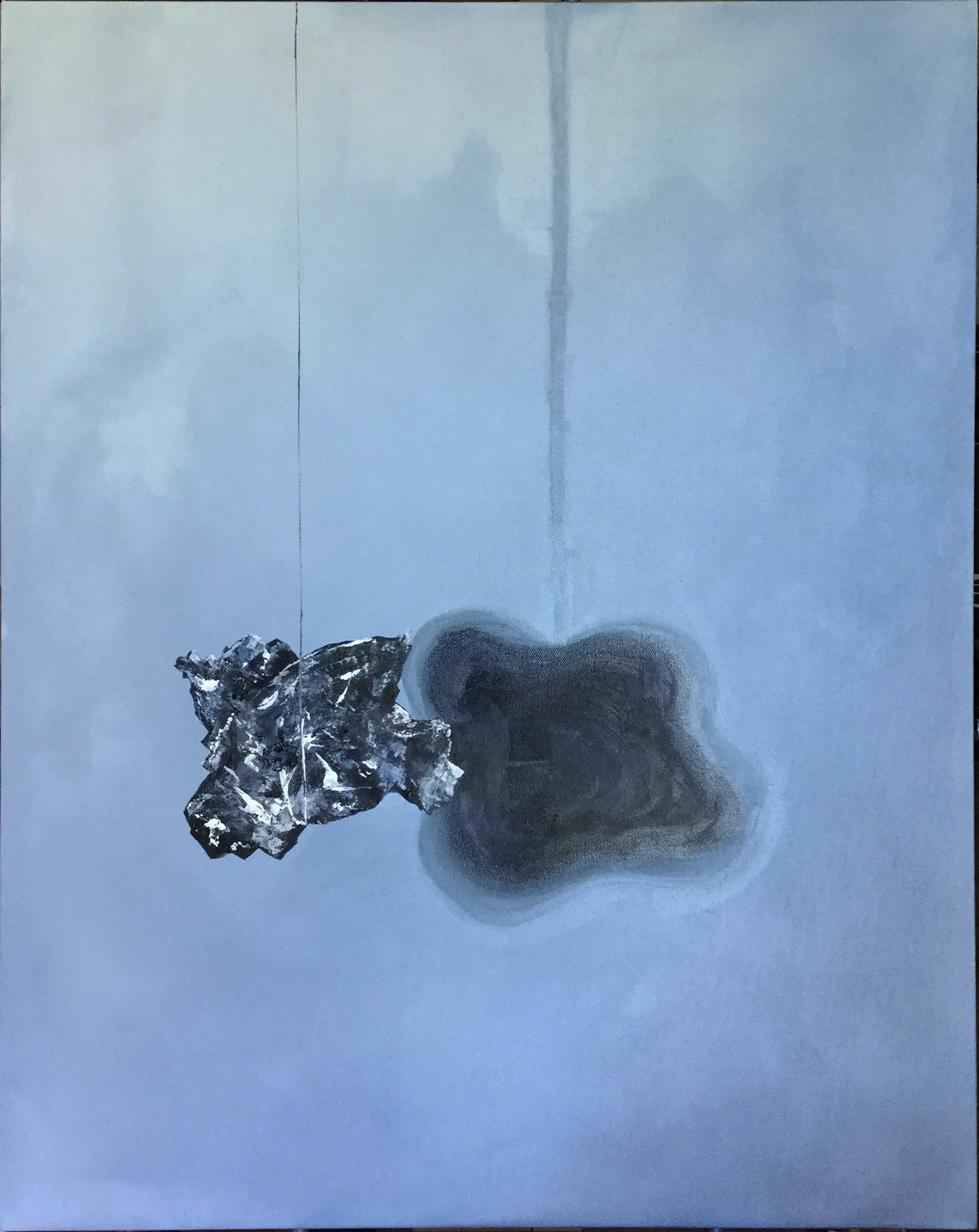 "Fragile Tension" Acrylic Painting