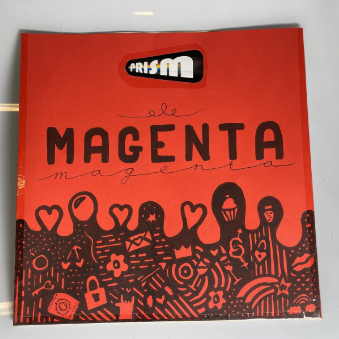 Mit eget pladecover Magenta - Forside