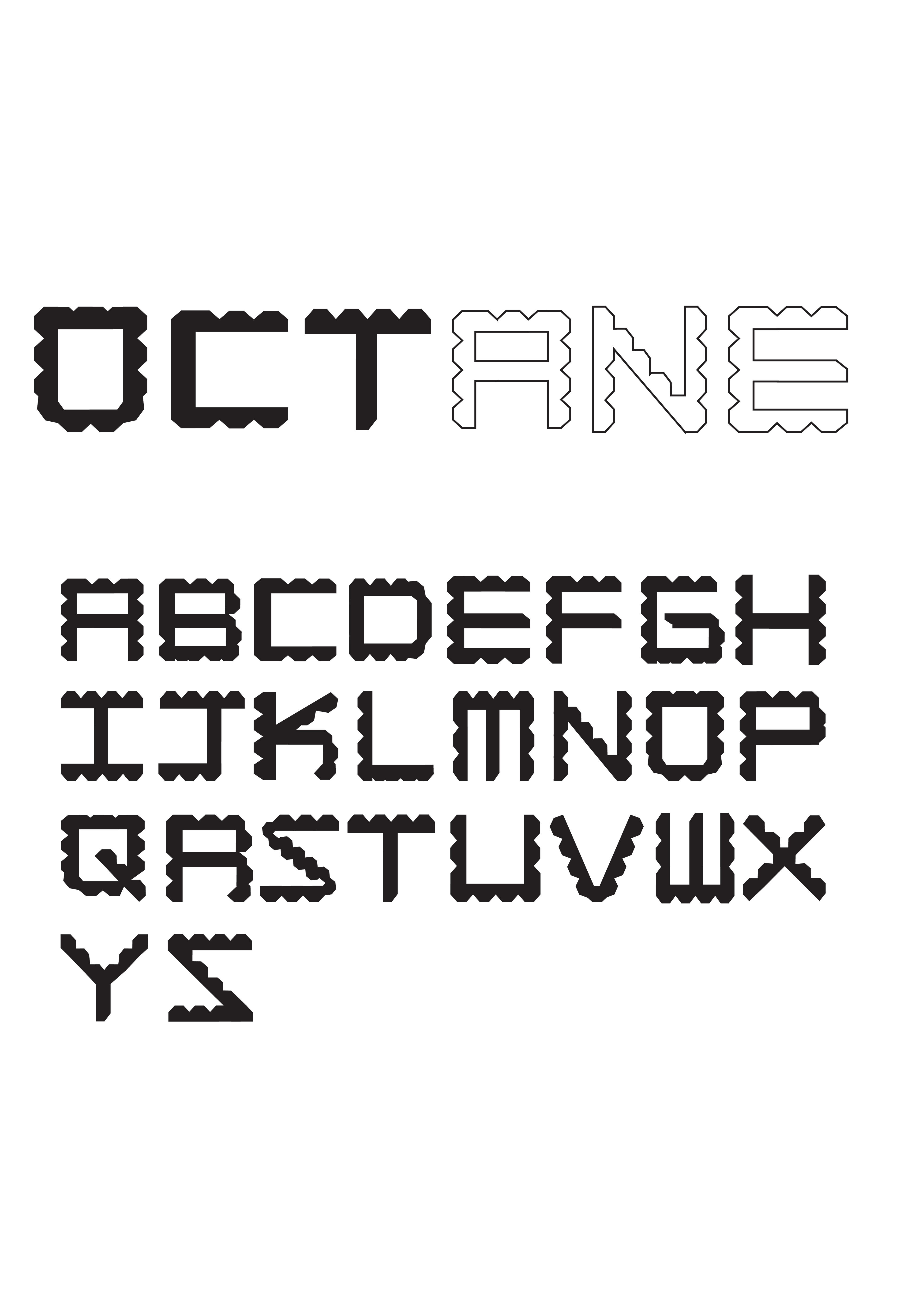 Octane Type Specimen