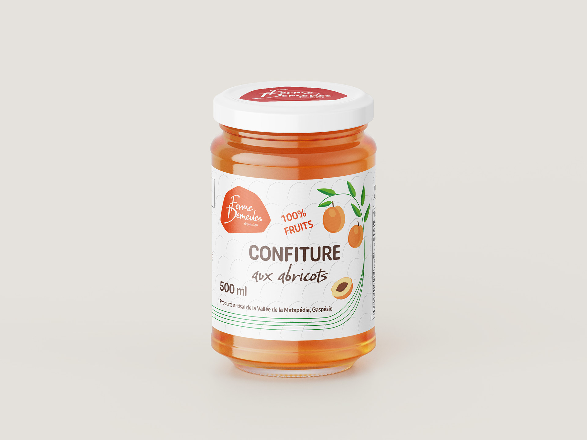 ¨Pot de confiture aux abricots