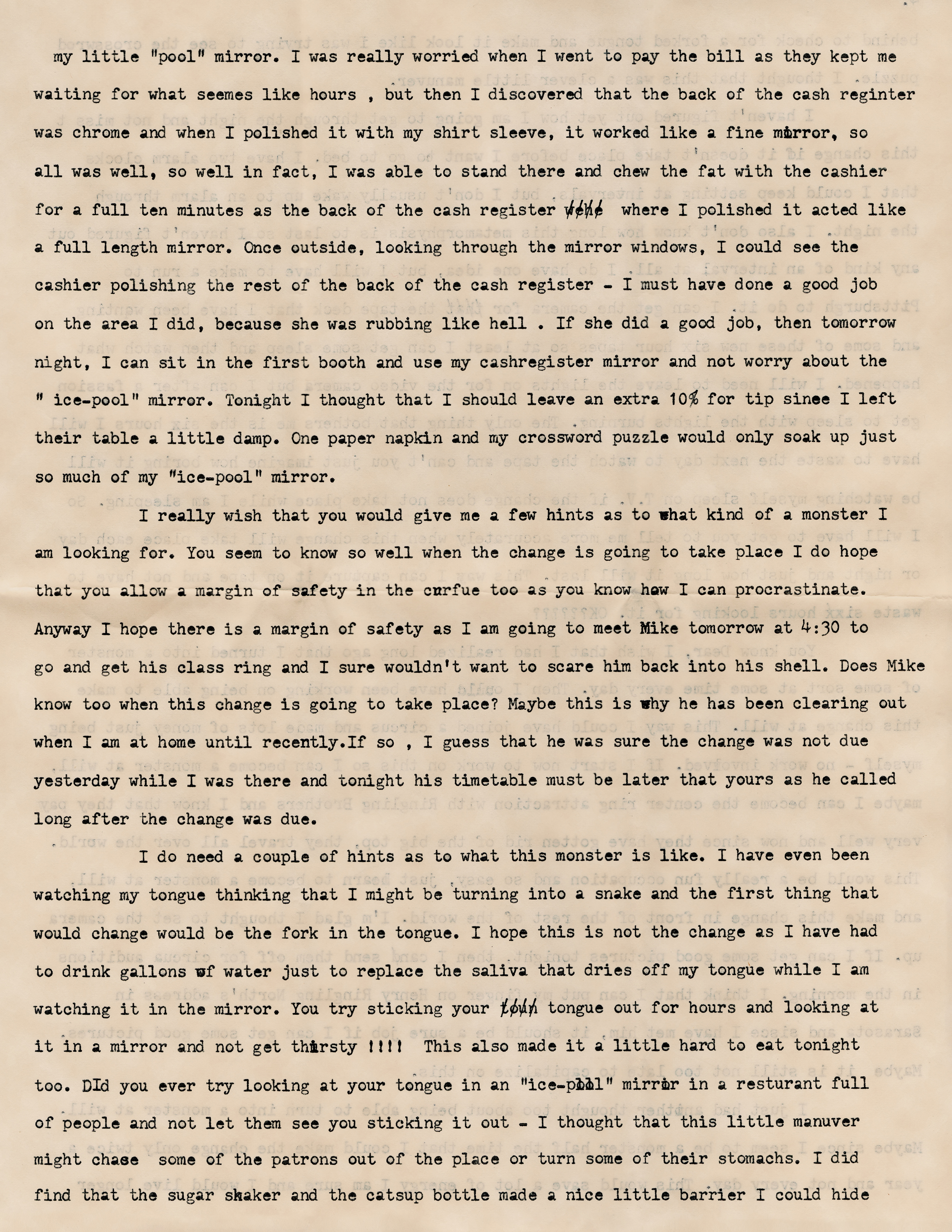 Letter (Page III)