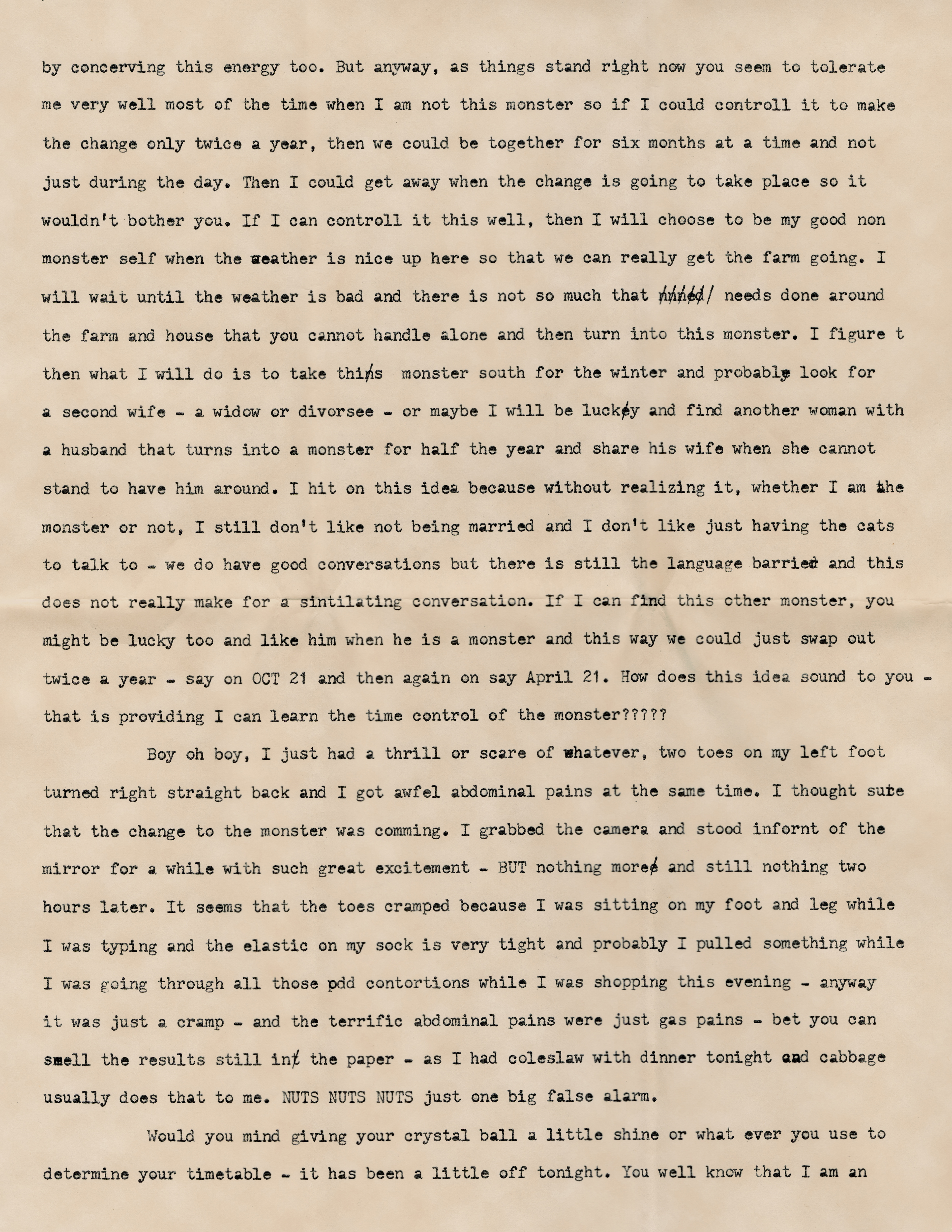 Letter (Page V)