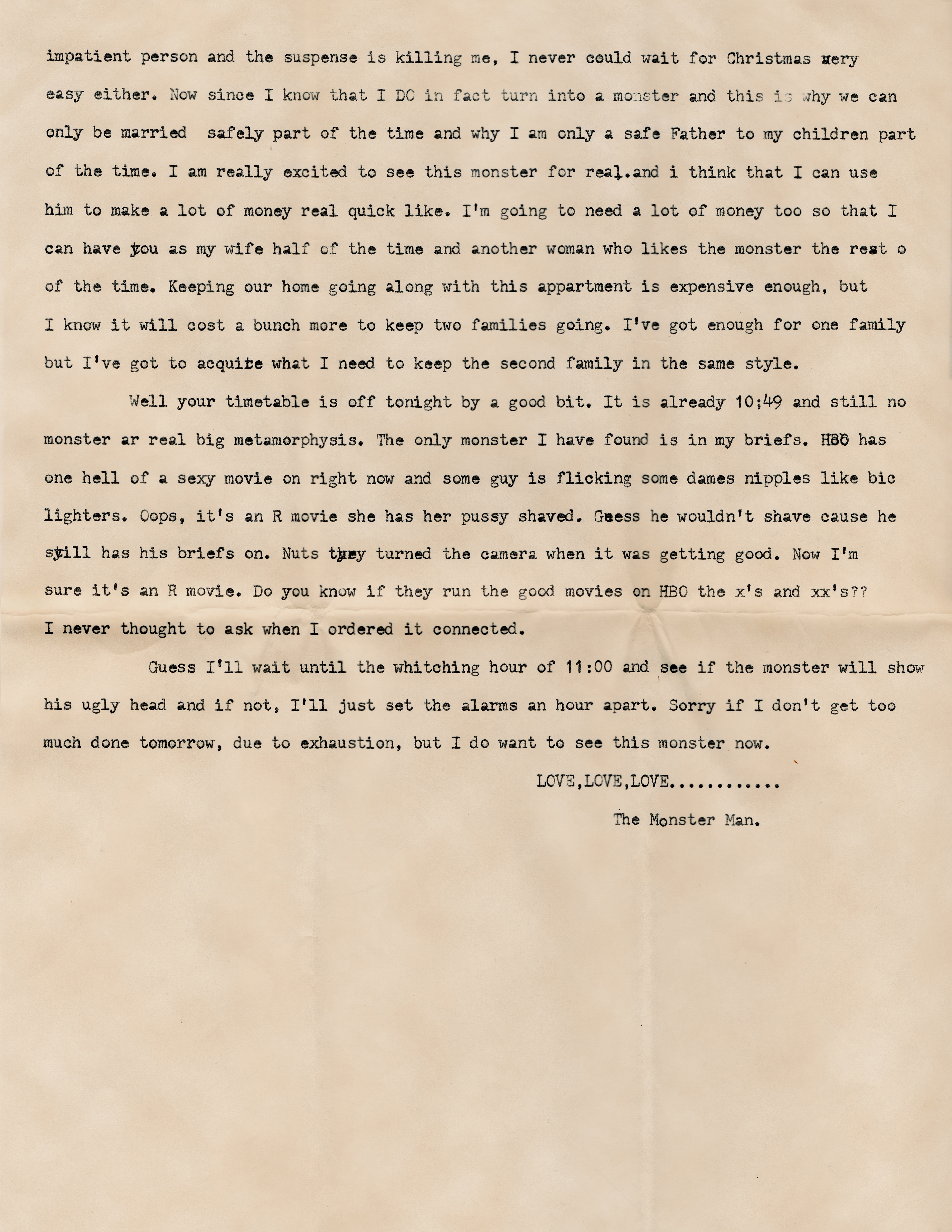 Letter (Page VI)