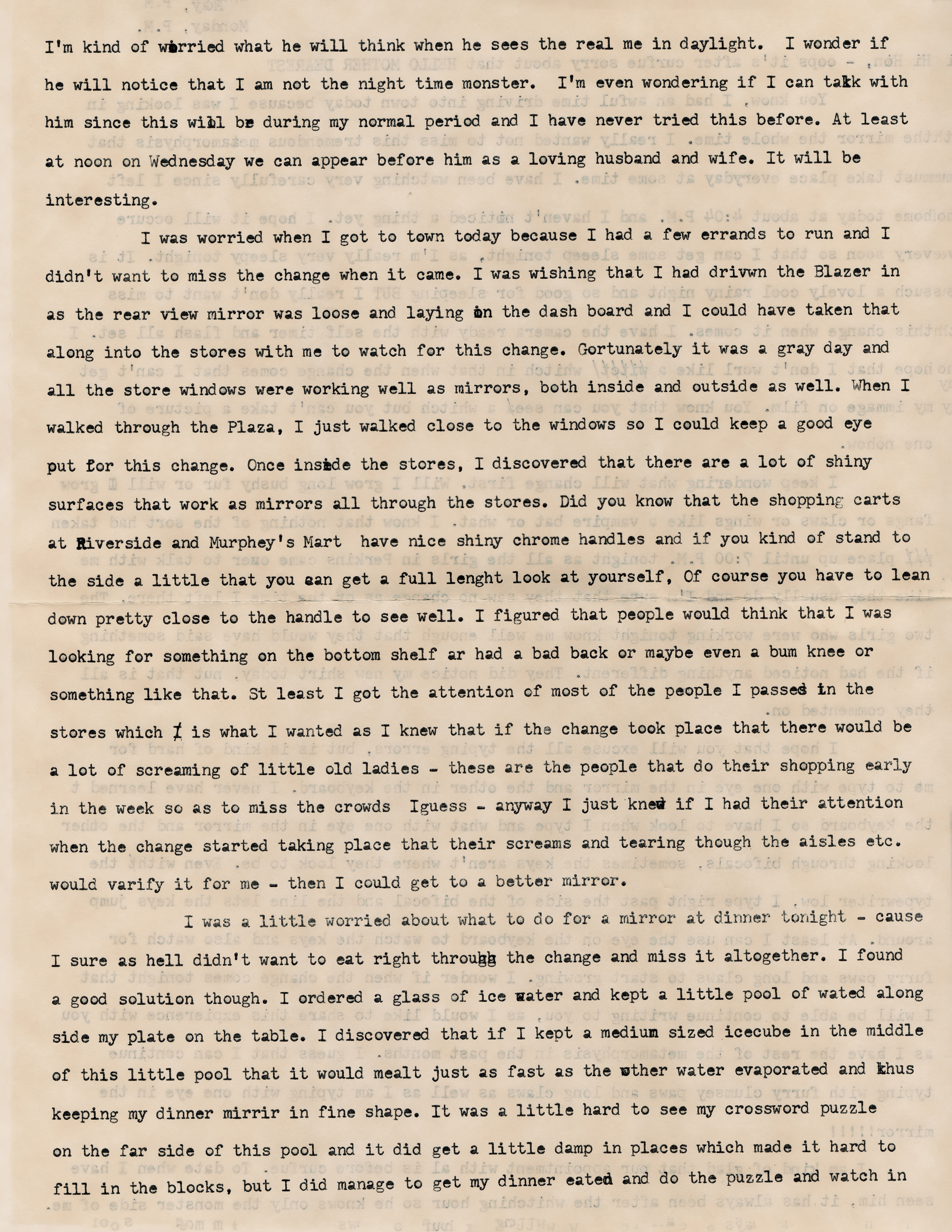 Letter (Page II)