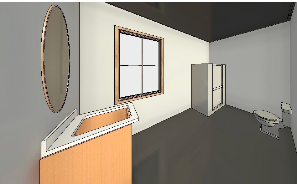 Revit- 1st Floor Bathroom