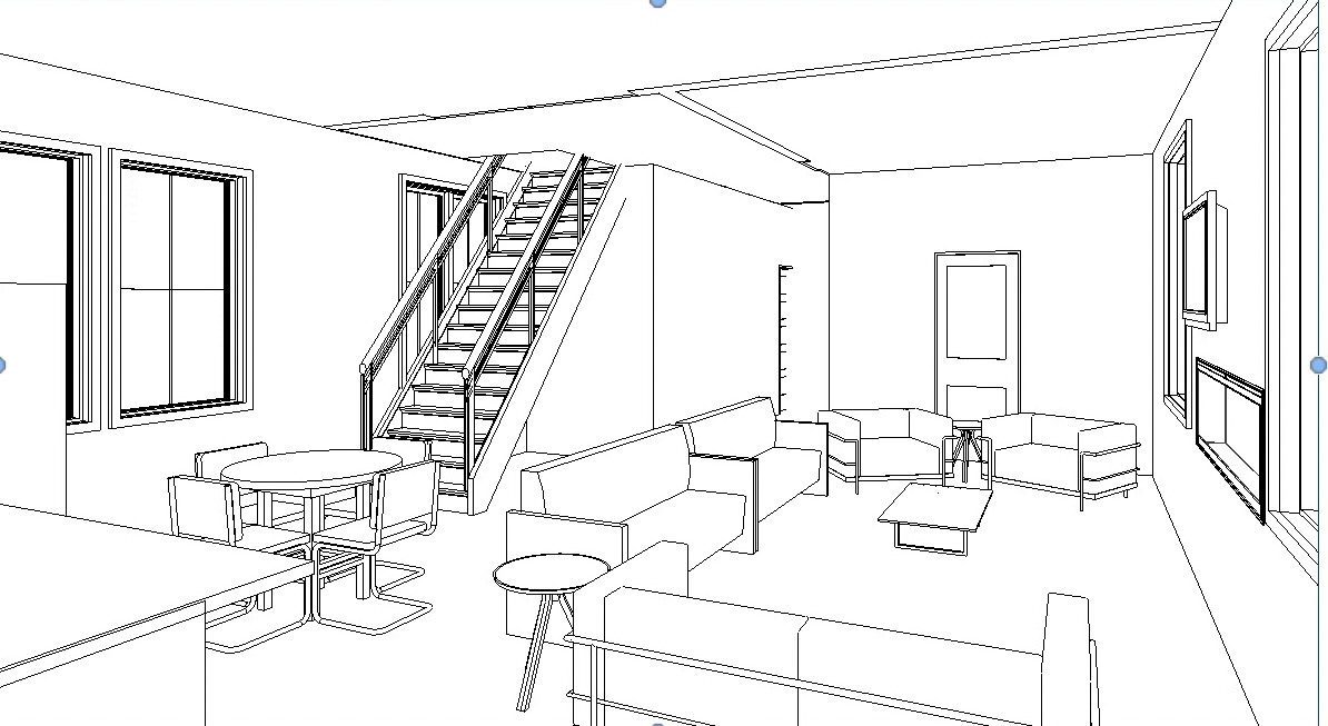 Revit- Living Room