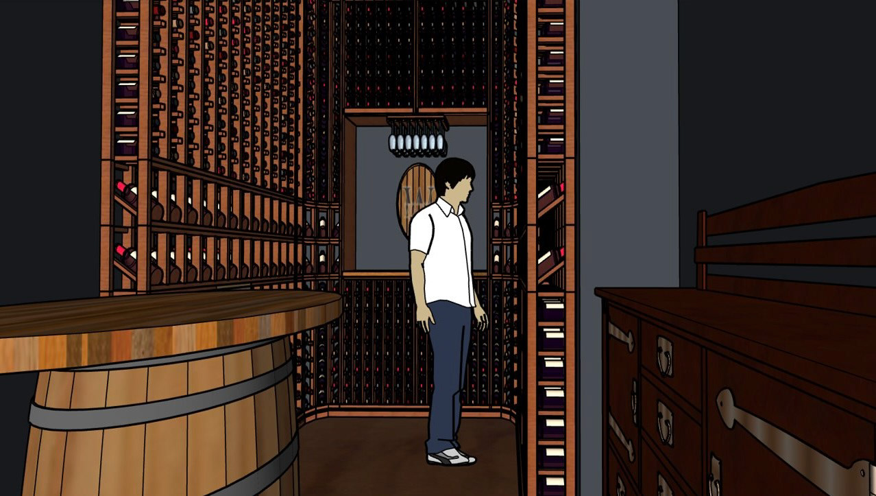 SketchUp- Wine Cellar