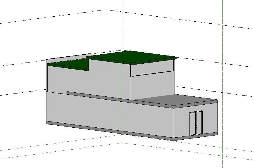 Revit- Progress View Exterior (Front)