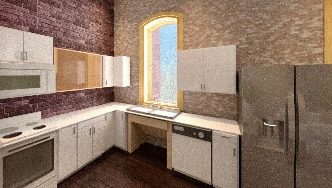Revit- 1 Bedroom Apartment ADA Kitchen