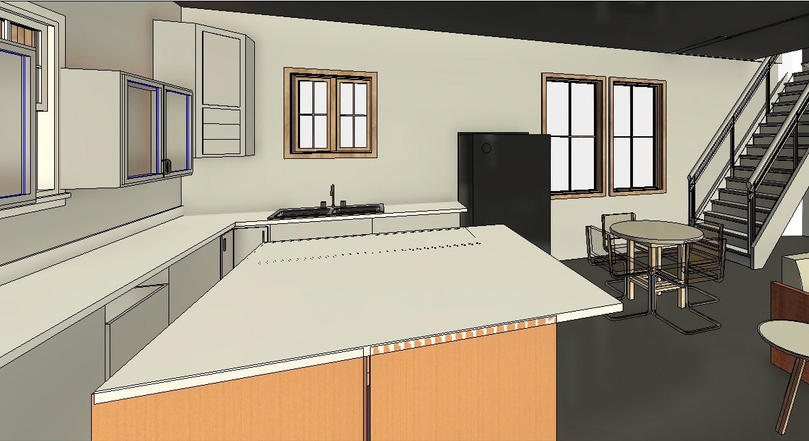 Revit- Kitchen and Dining Room