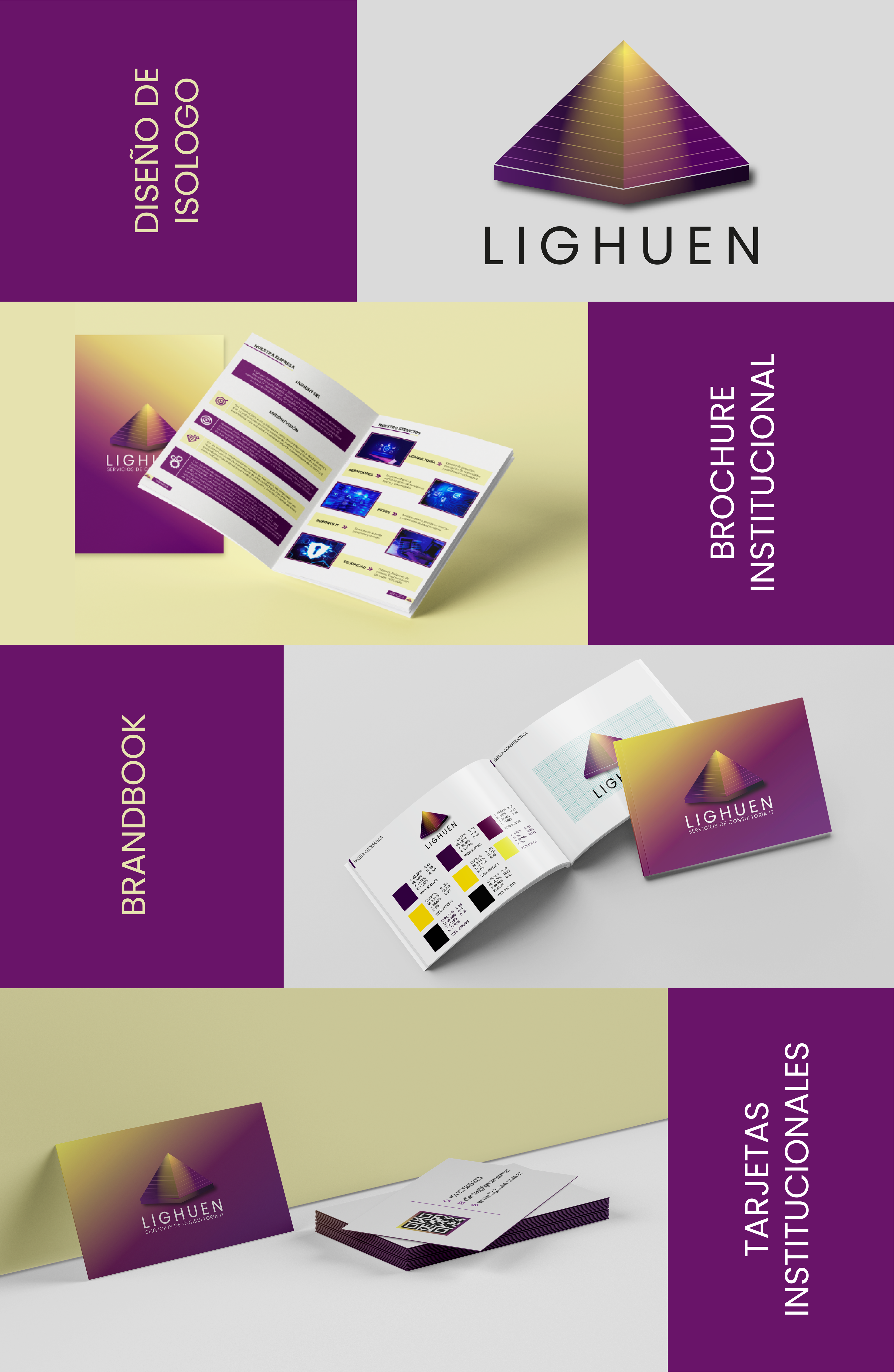 Identidad corporativa para Lighuen - Servicios de consultoría IT