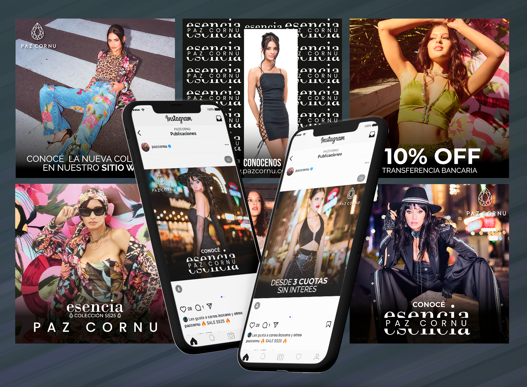 Publicidad en instagram - Colección Esencia SS25