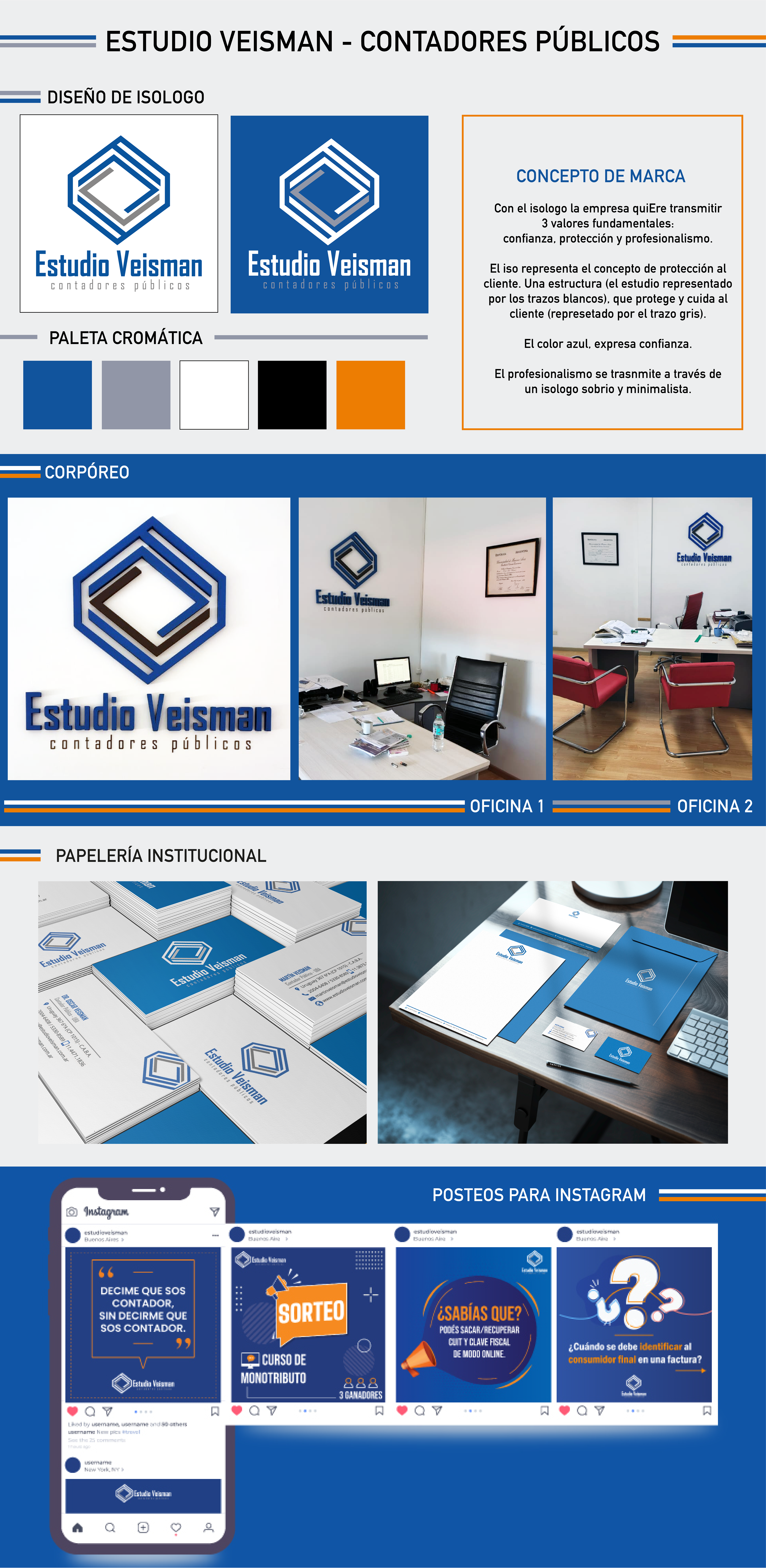 Identidad corporativa para estudio contable