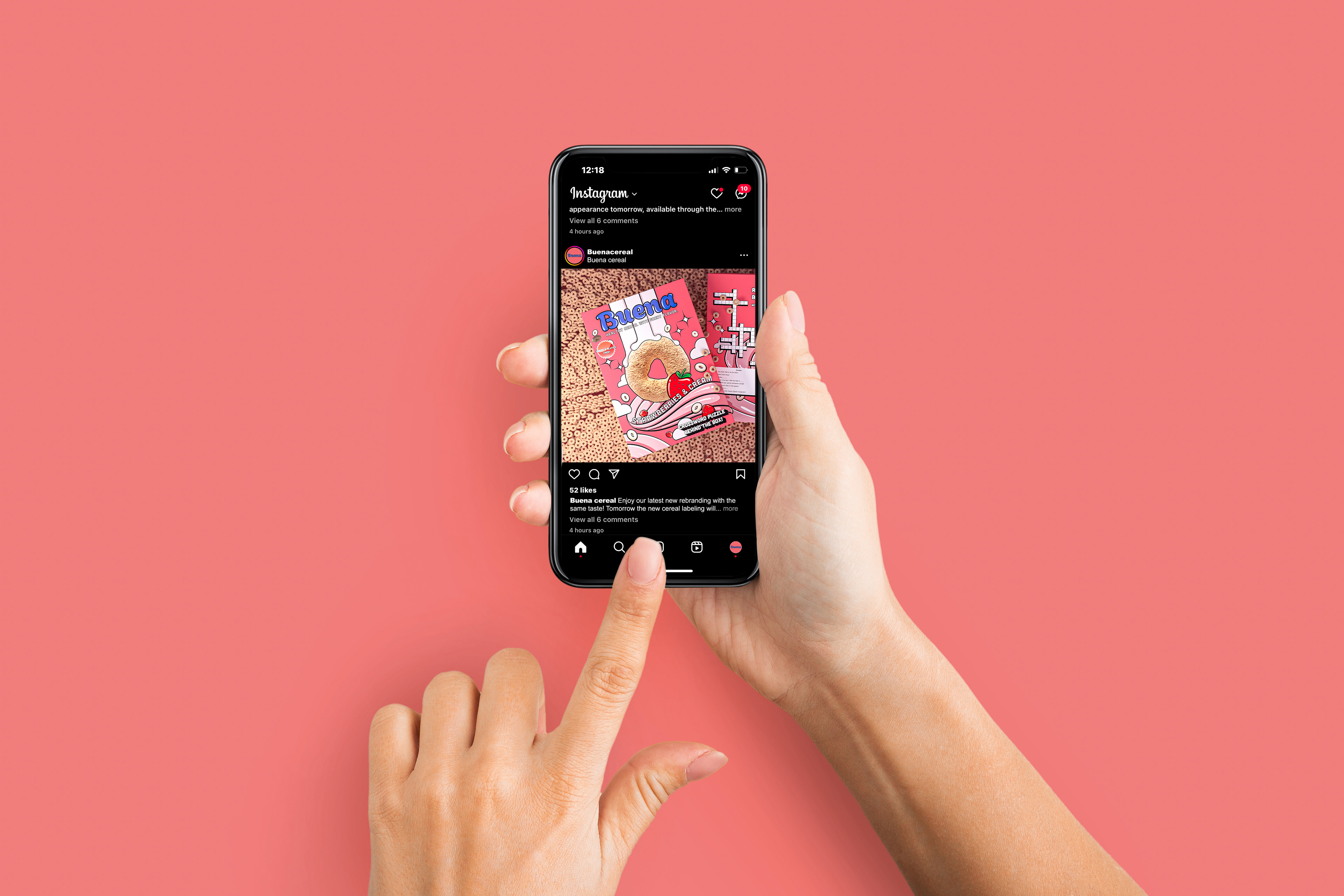 Buena Social Media Mockup