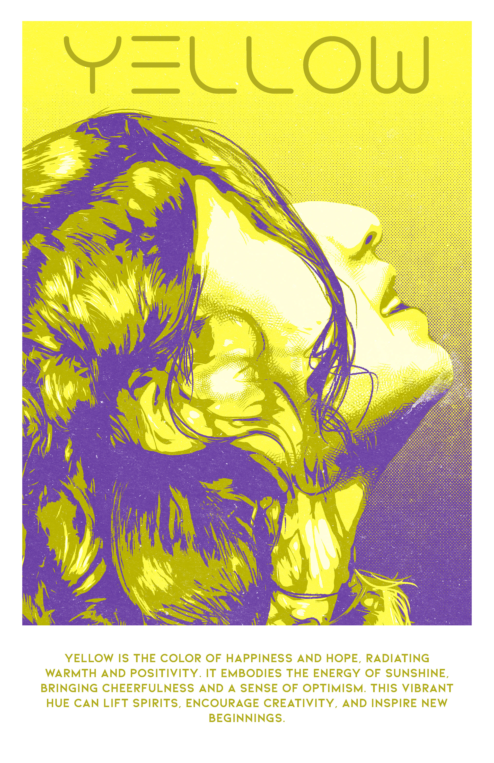Yellow Color Poster