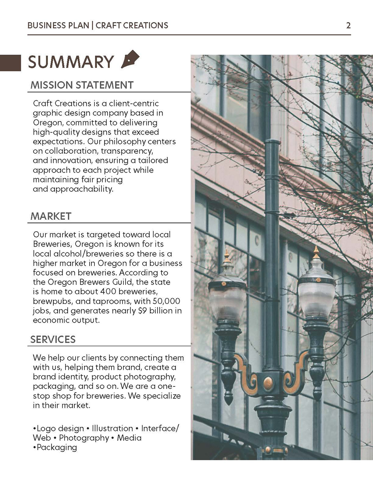 Business Proposal Page 2