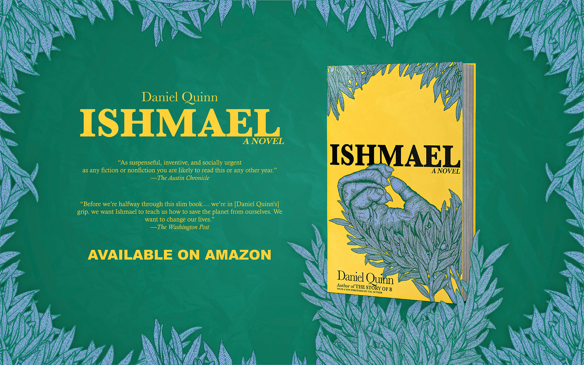 Ishmael Book Advertisement