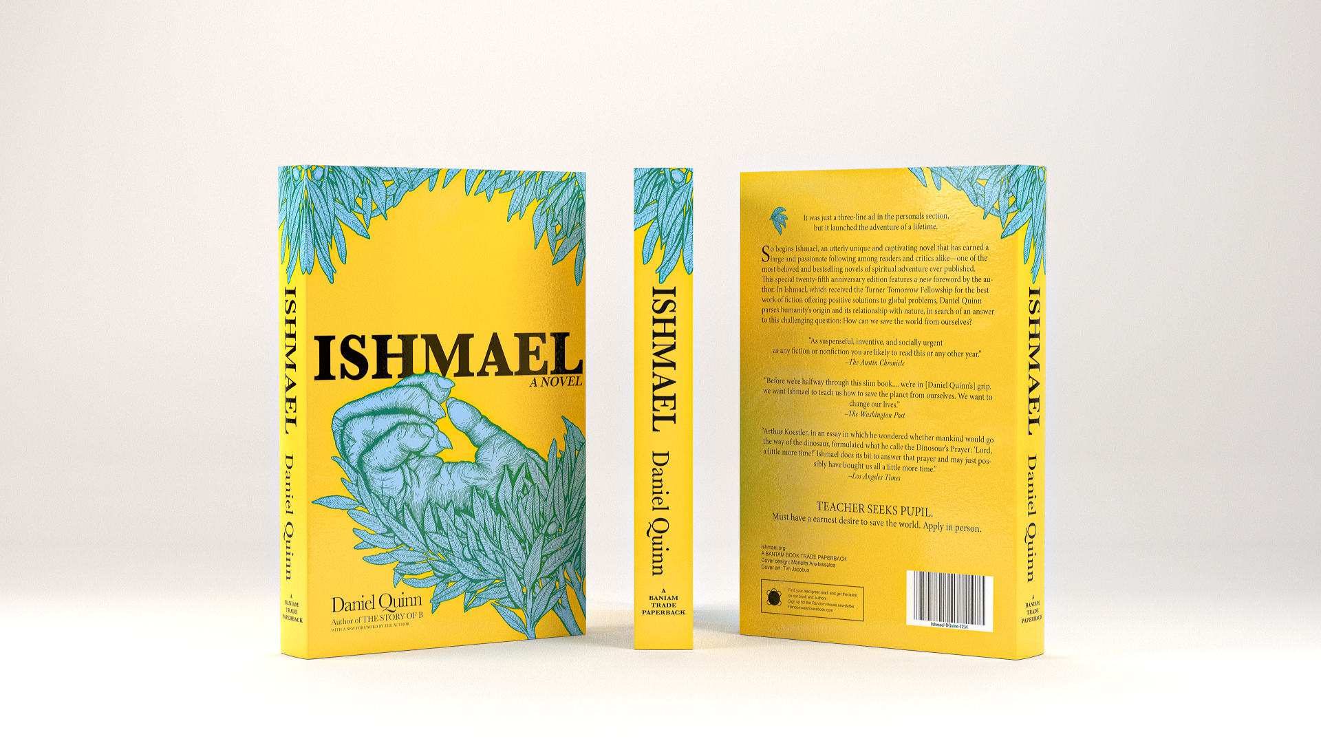 Ishmael Book Jacket Book