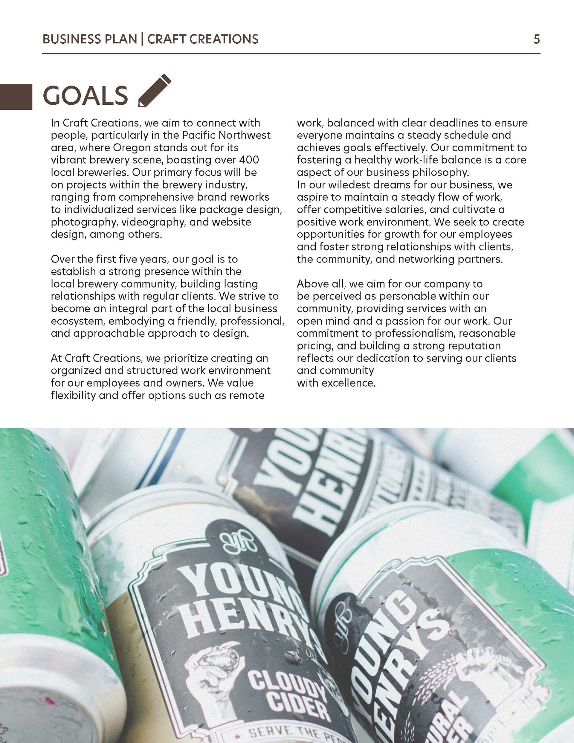 Business Proposal Page 5