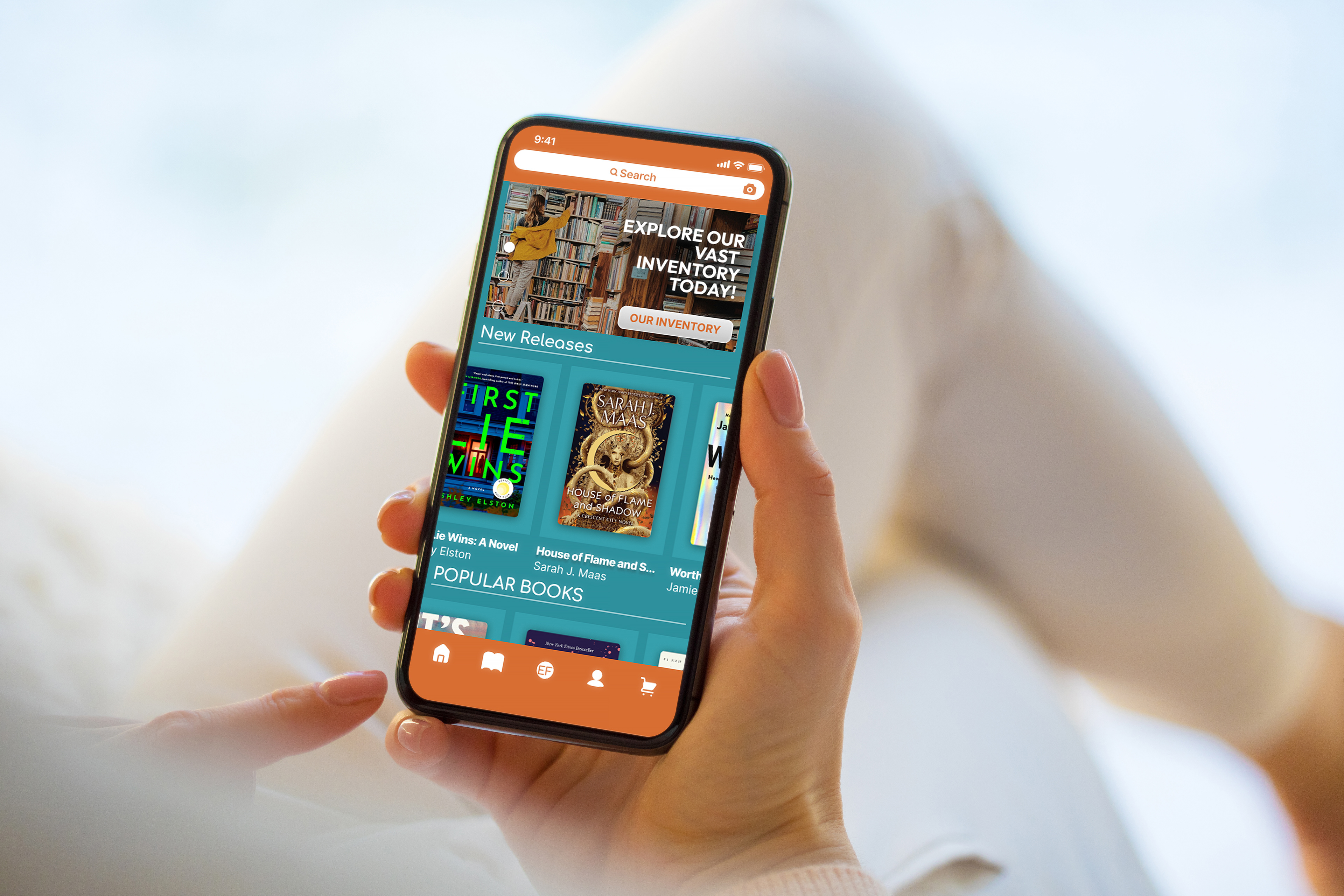 Escape Fiction Mobile Mockup