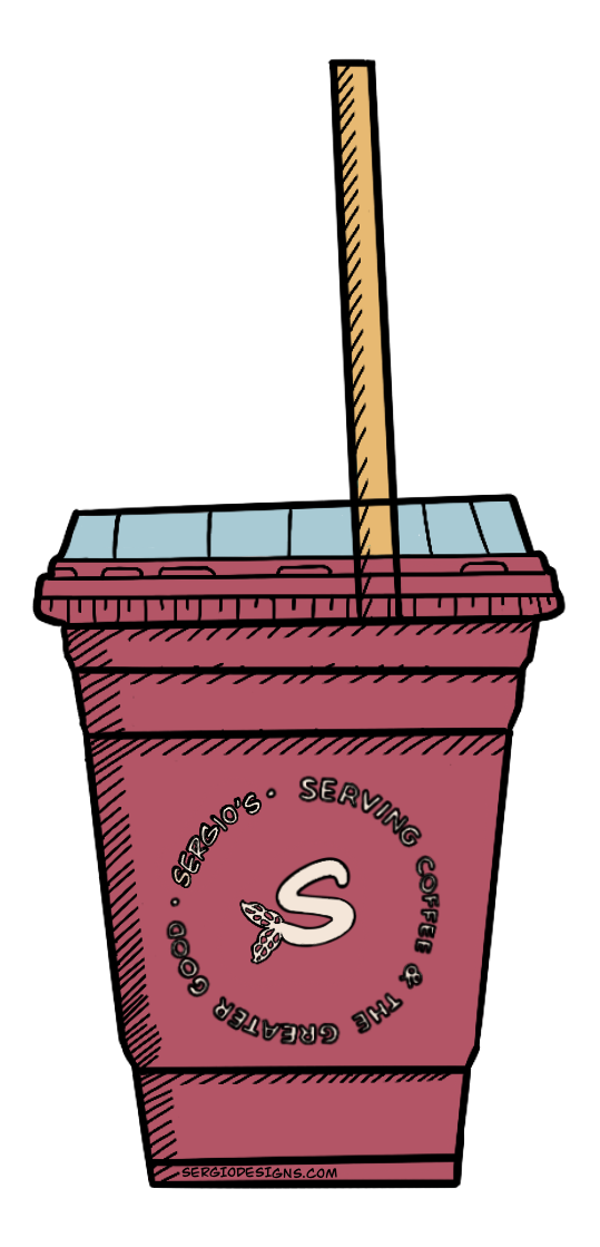 Sticker: Iced Coffee