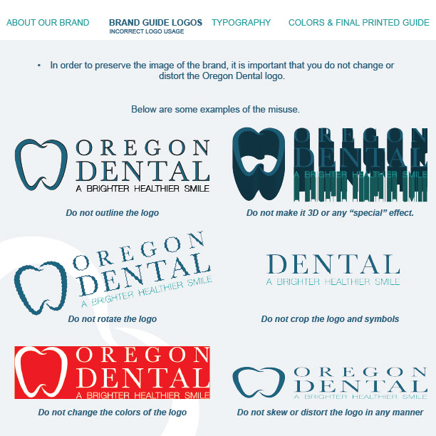 Oregon Dental Branding Guide 6