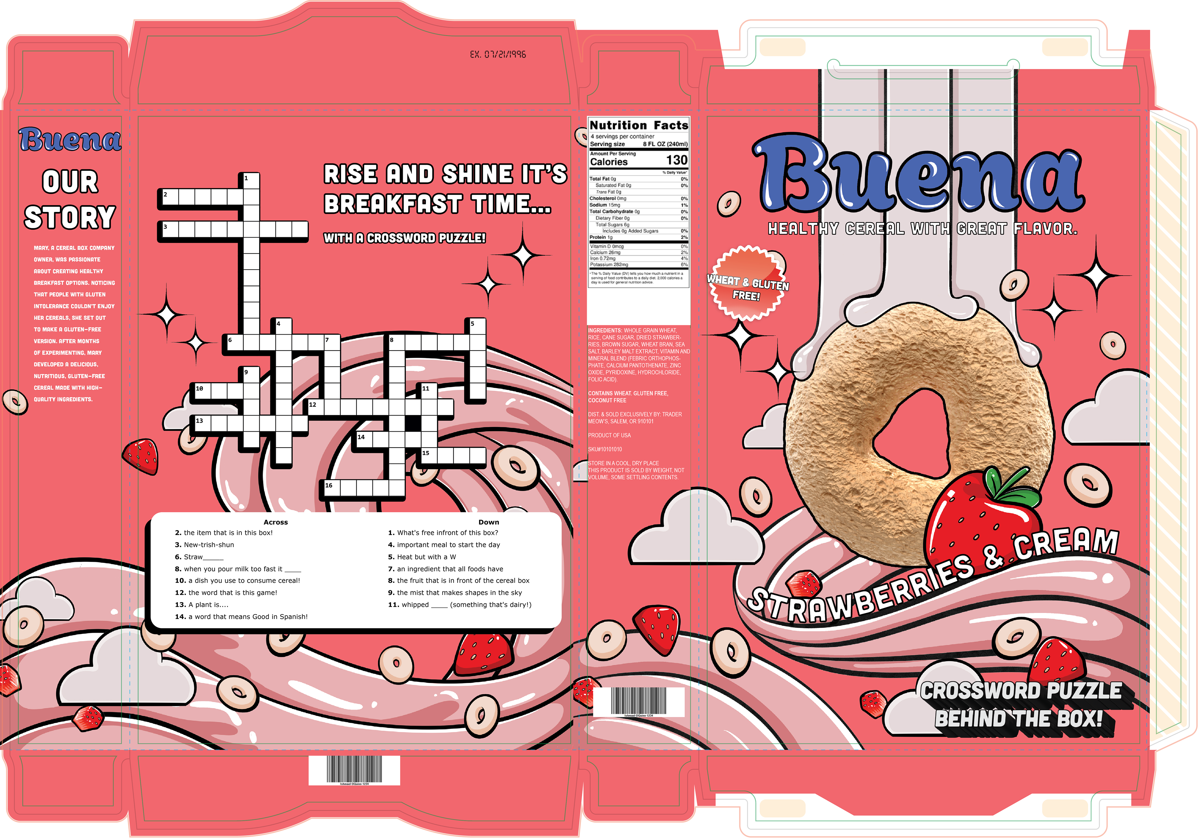 Buena Cereal Box Design