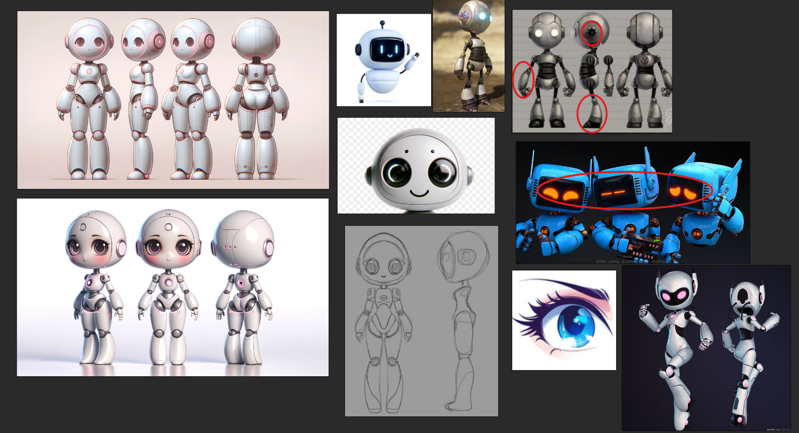 reference and concept sketch