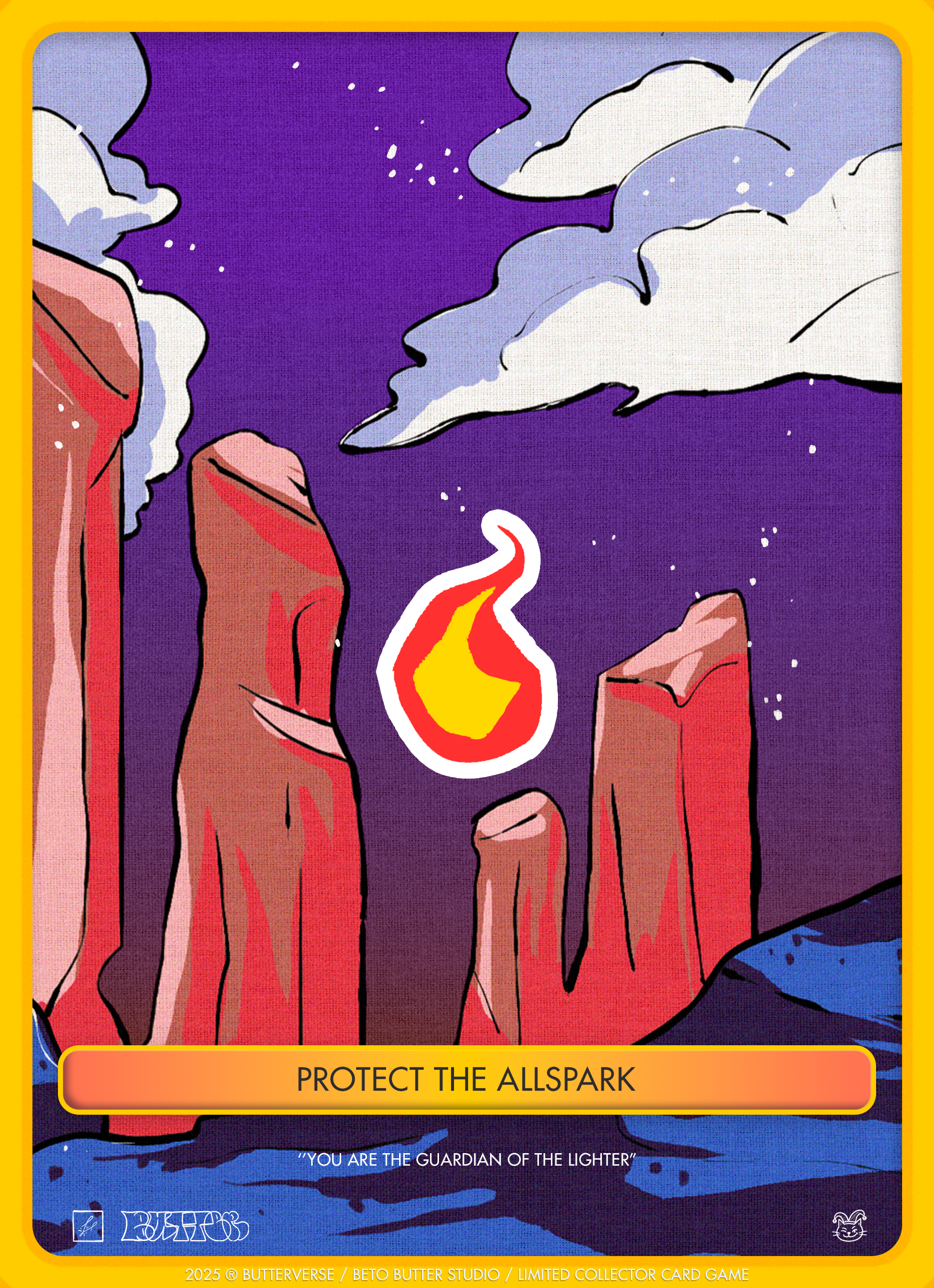 You are the guardian of the lighter. only you can light the joint