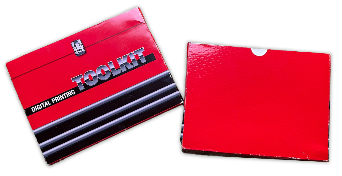 Digital printing samples packaging