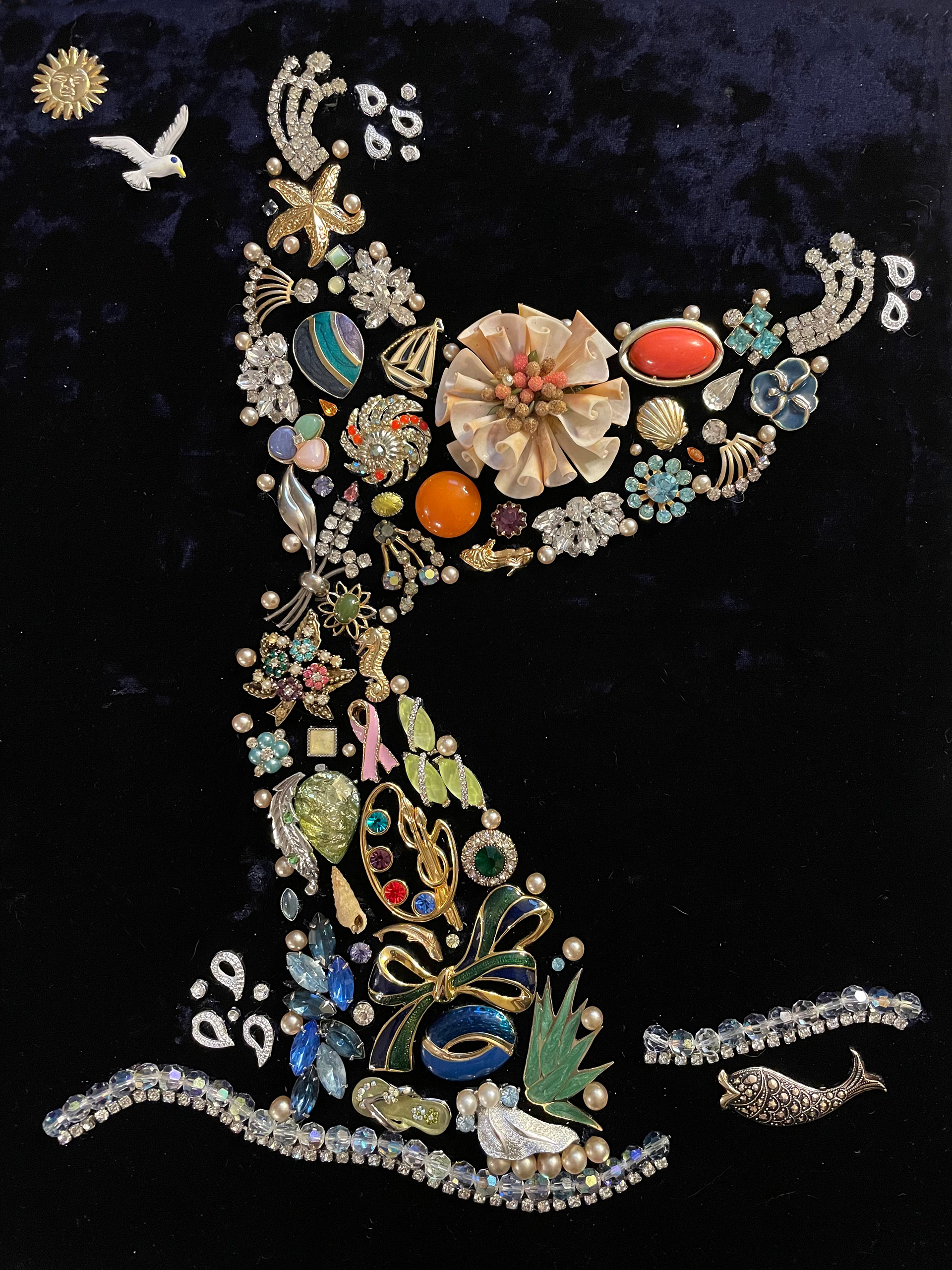 Vintage jewelry art