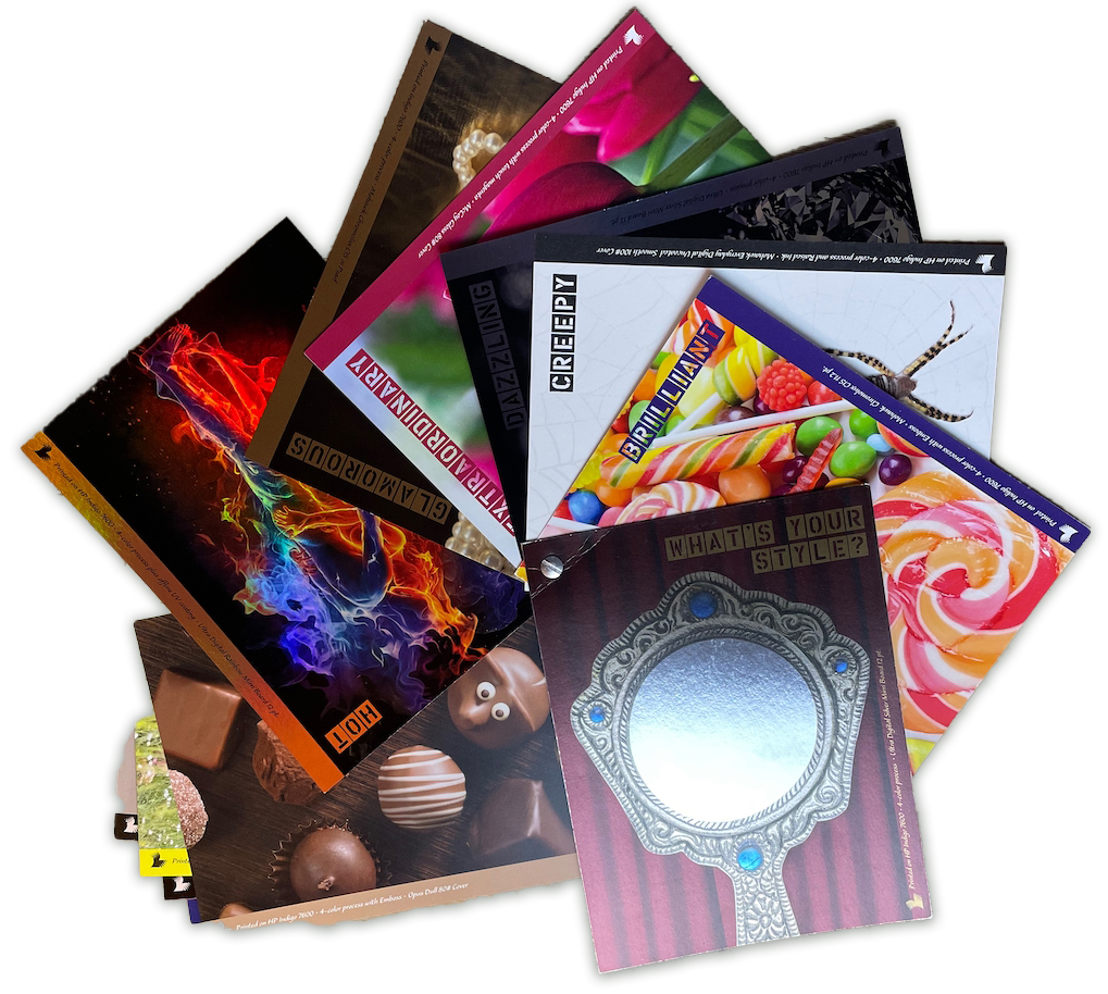 Digital printing special effects samples book