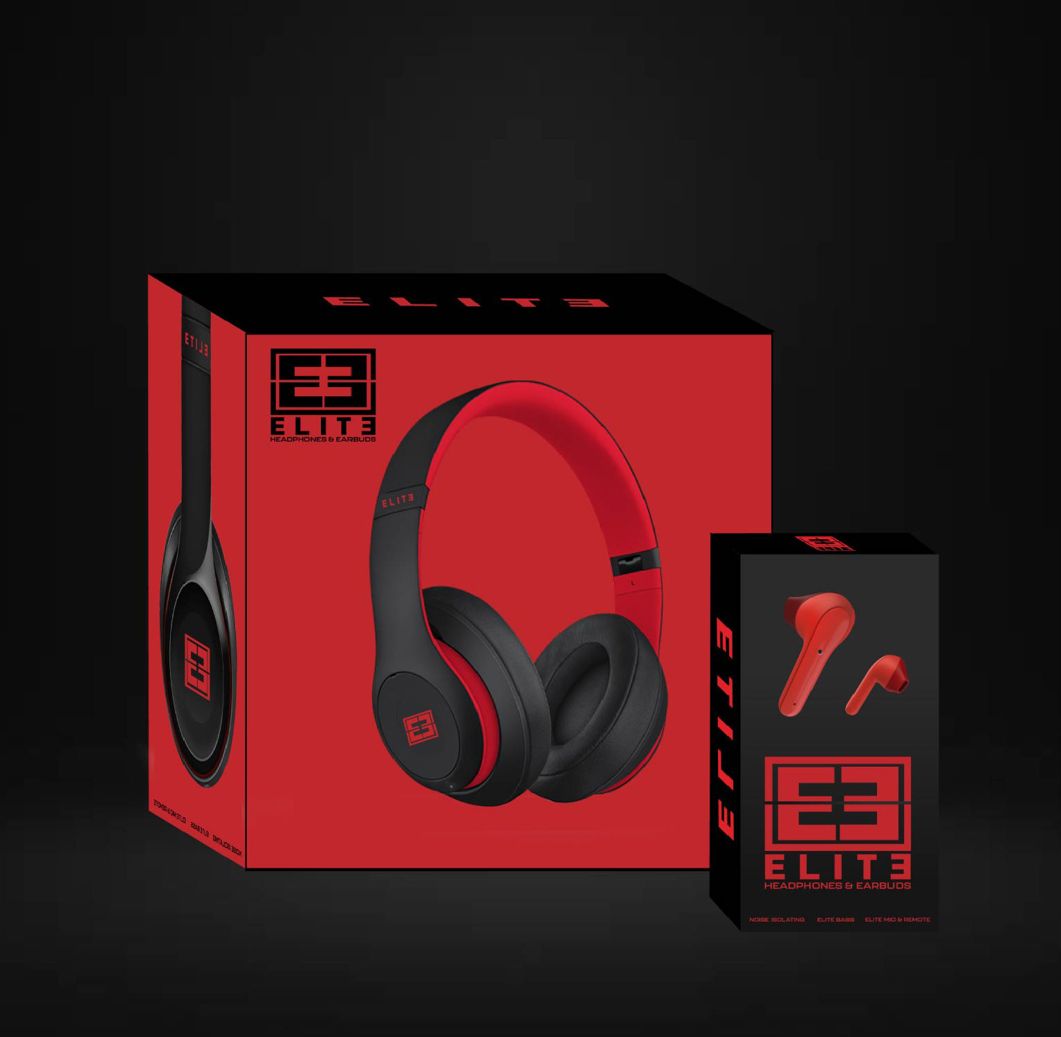 Elite Headphones & Earbuds. Awarded the 2022 Graphic Design USA Packaging Design Competition. One of the top 10% in the country.