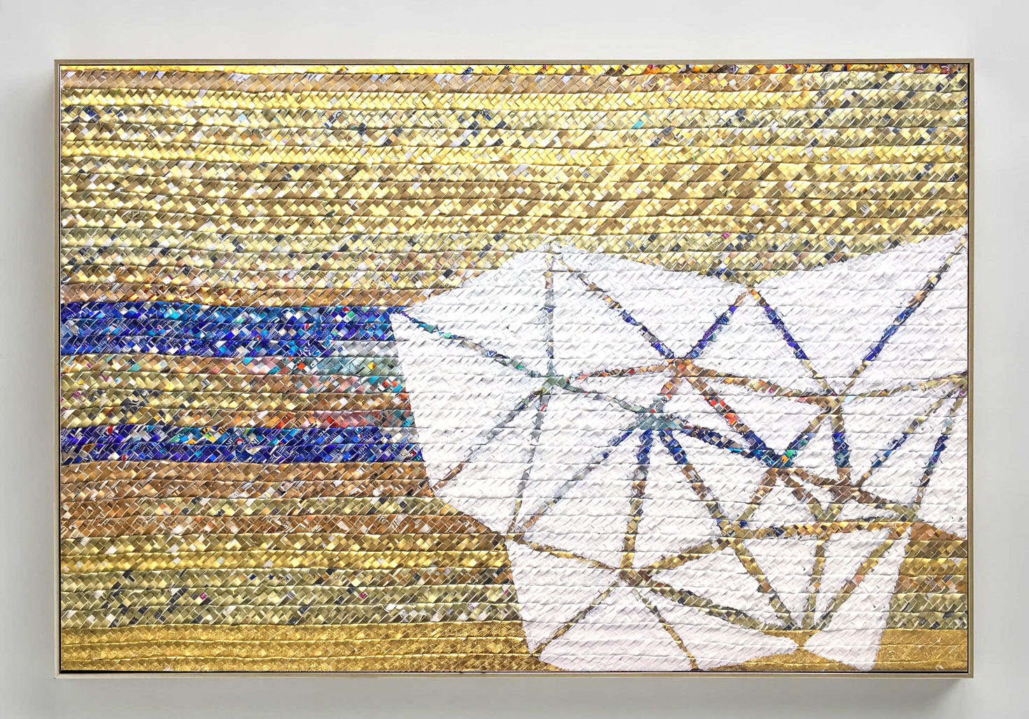 Crystal Geometry Gold 24 x 36 in Unavailable