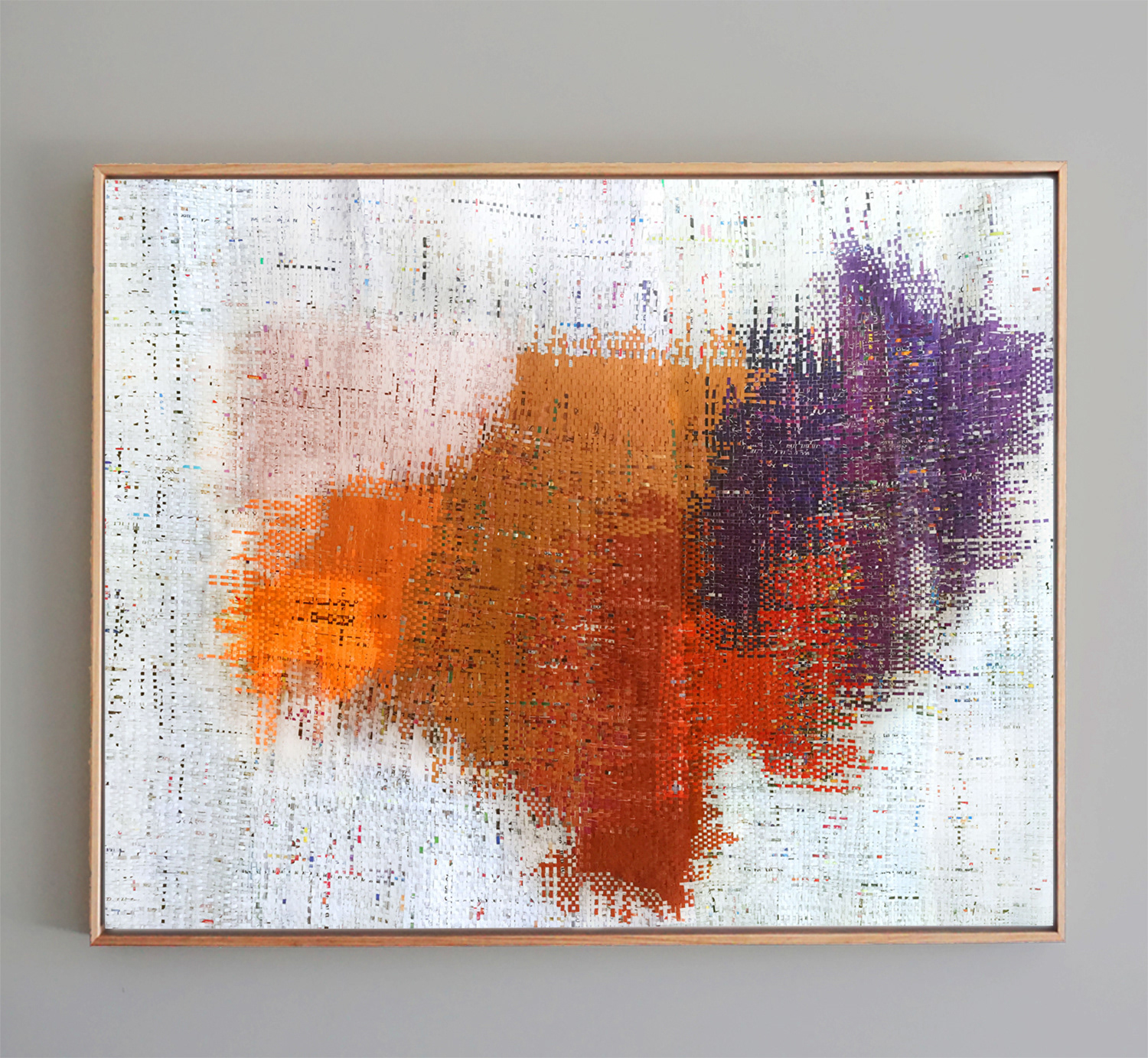 Segmentations Orange 216 48 x 60 in SOLD