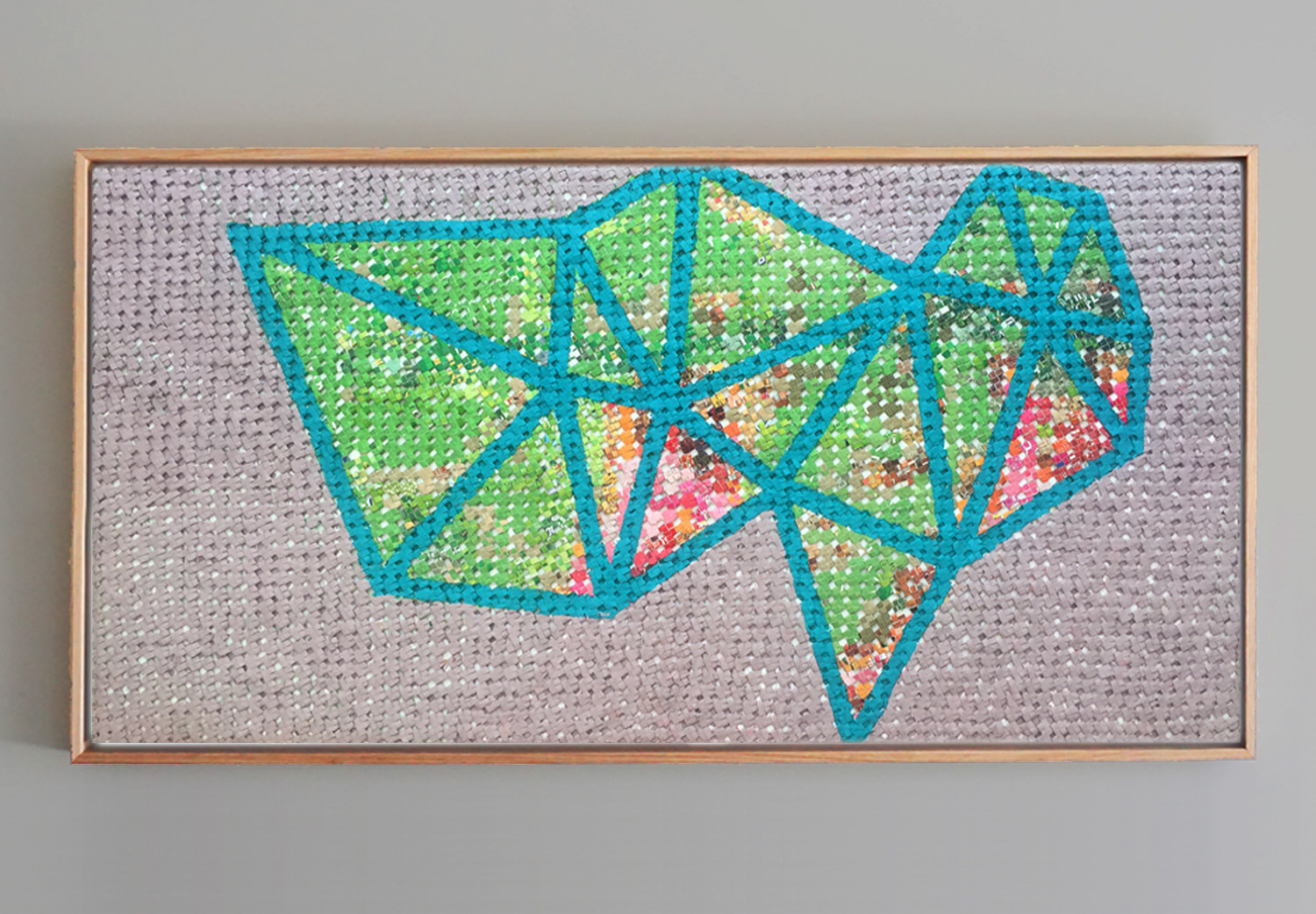 Crystal Geometry Teal