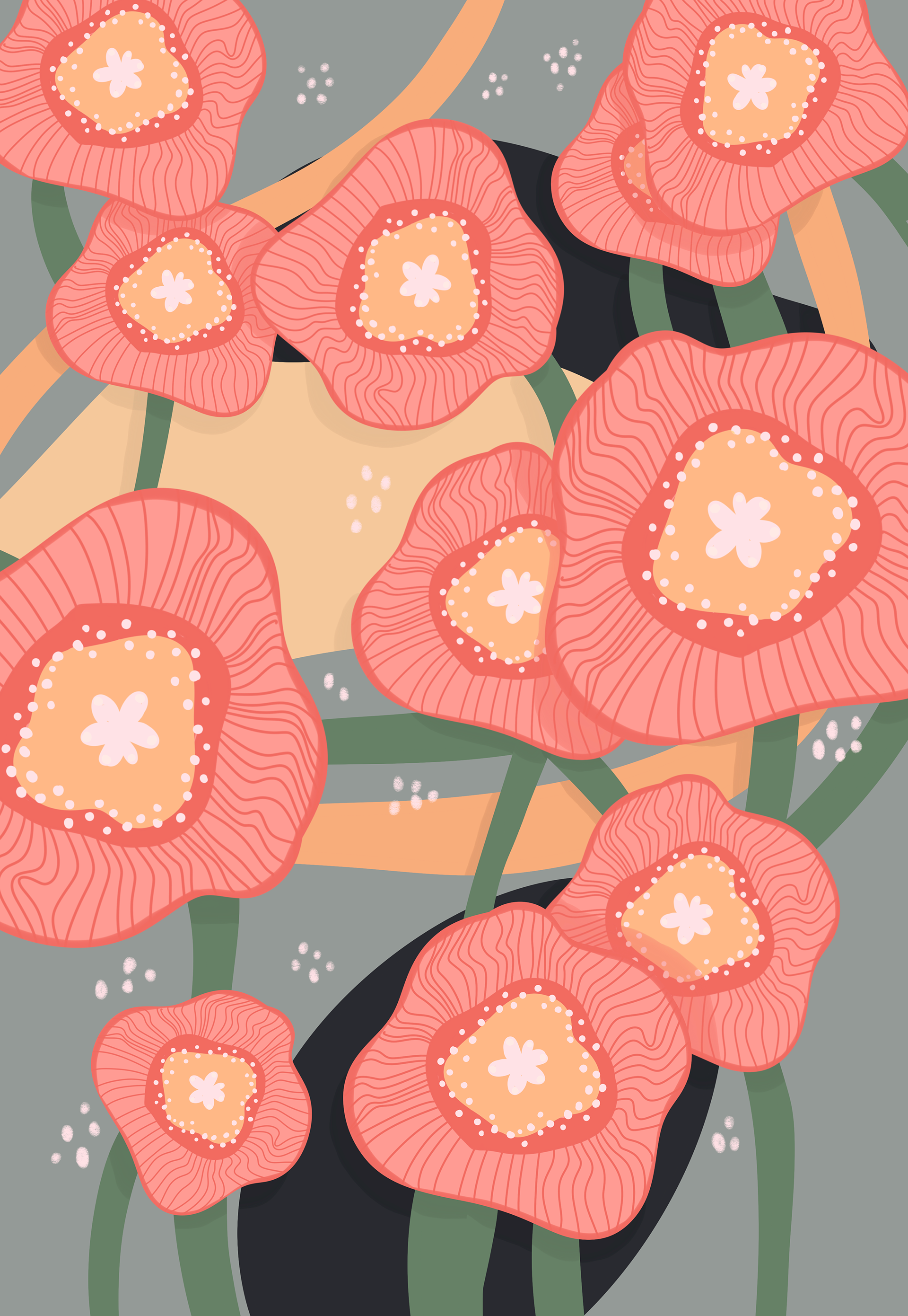 Poppy print Tove Malm 2022